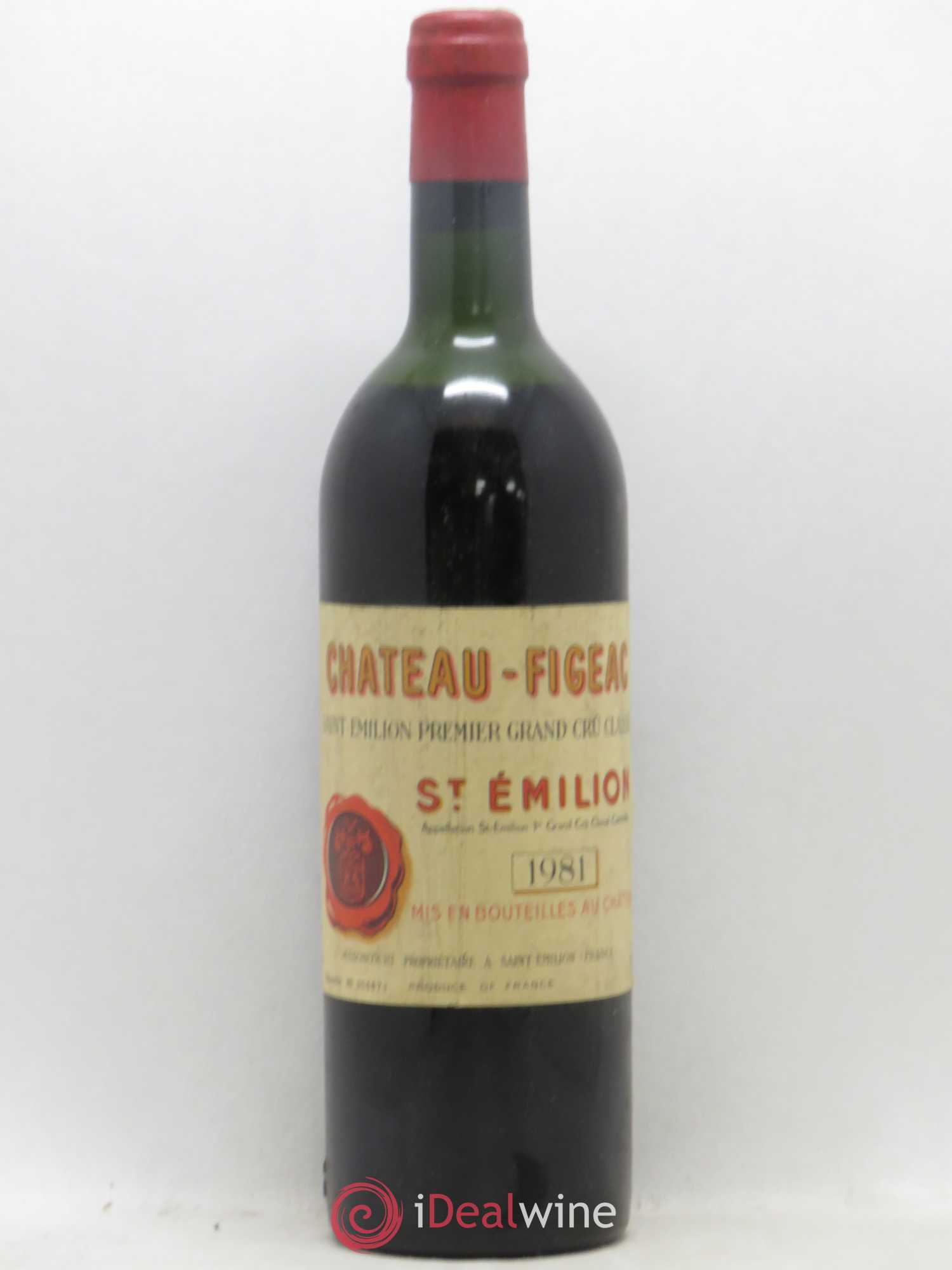Château Figeac 1er Grand Cru Classé A 1981 - Lot de 1 bouteille - 0