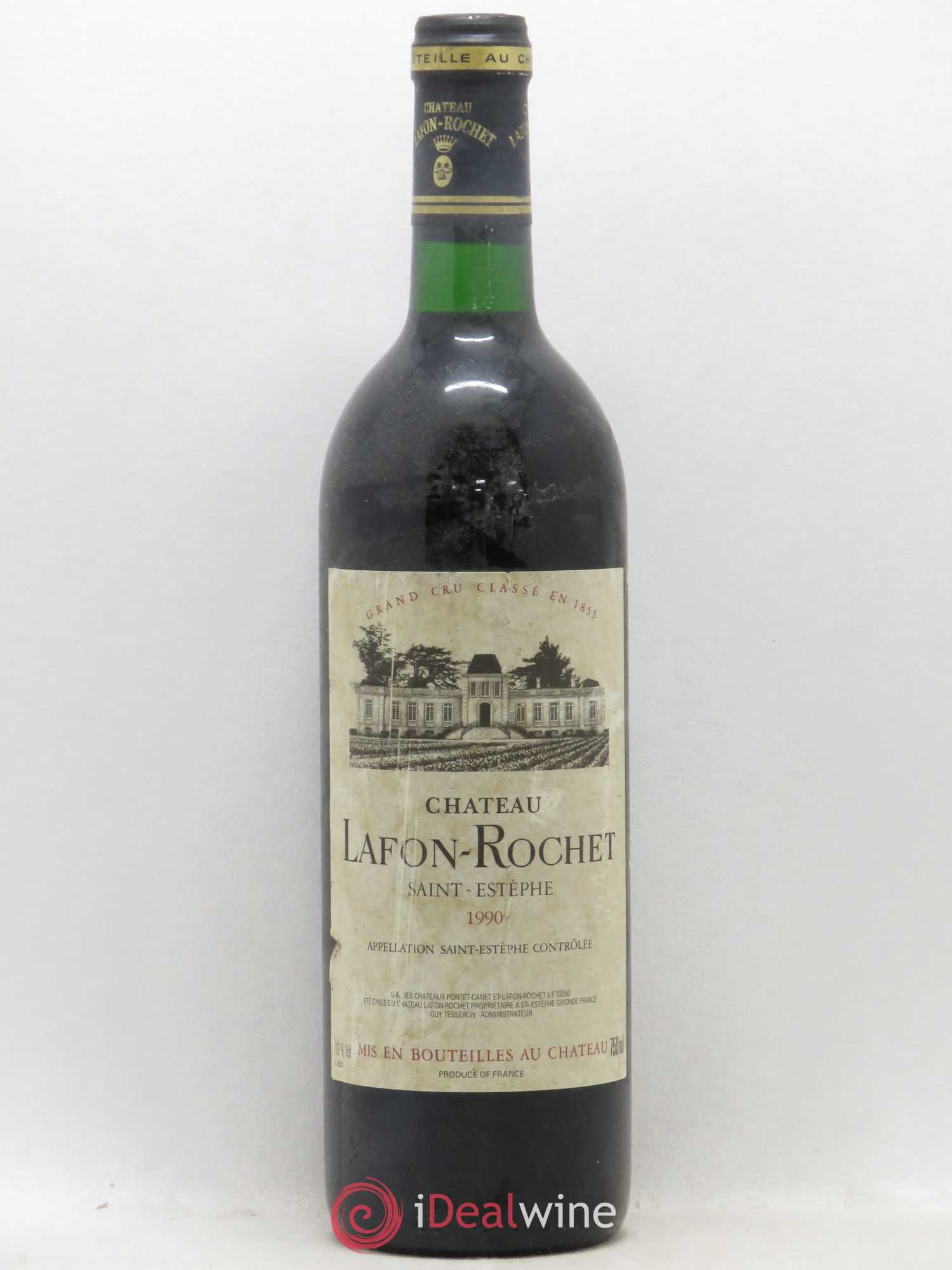 Château Lafon Rochet 4ème Grand Cru Classé 1990 - Lot de 1 bouteille - 0
