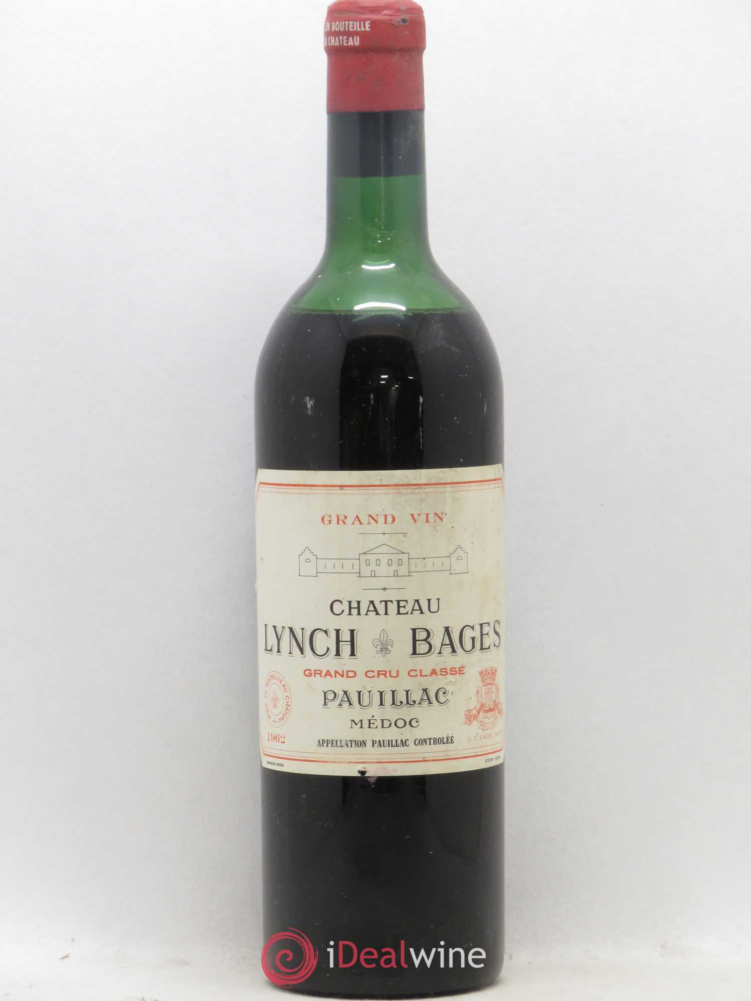 Château Lynch Bages 5ème Grand Cru Classé 1962 - Lot de 1 bouteille - 0