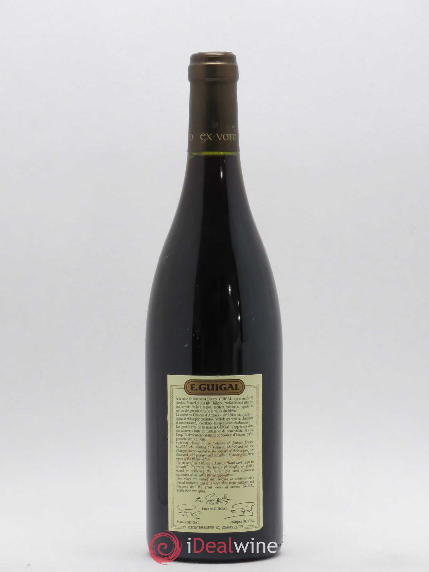 Ermitage Ex Voto Guigal (sans prix de réserve) 2003 - Lot de 1 bouteille - 1