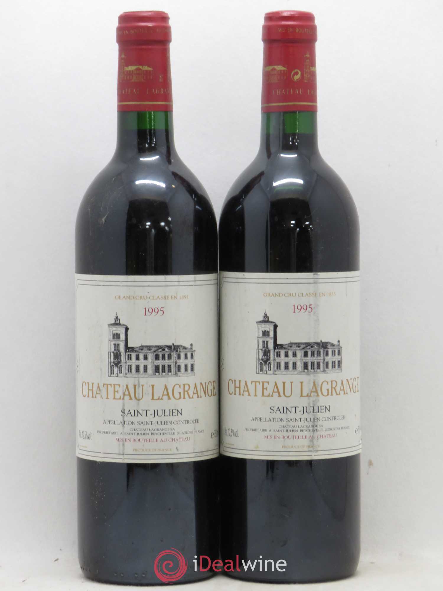 Château Lagrange 3ème Grand Cru Classé 1995 - Lot de 2 bouteilles - 0
