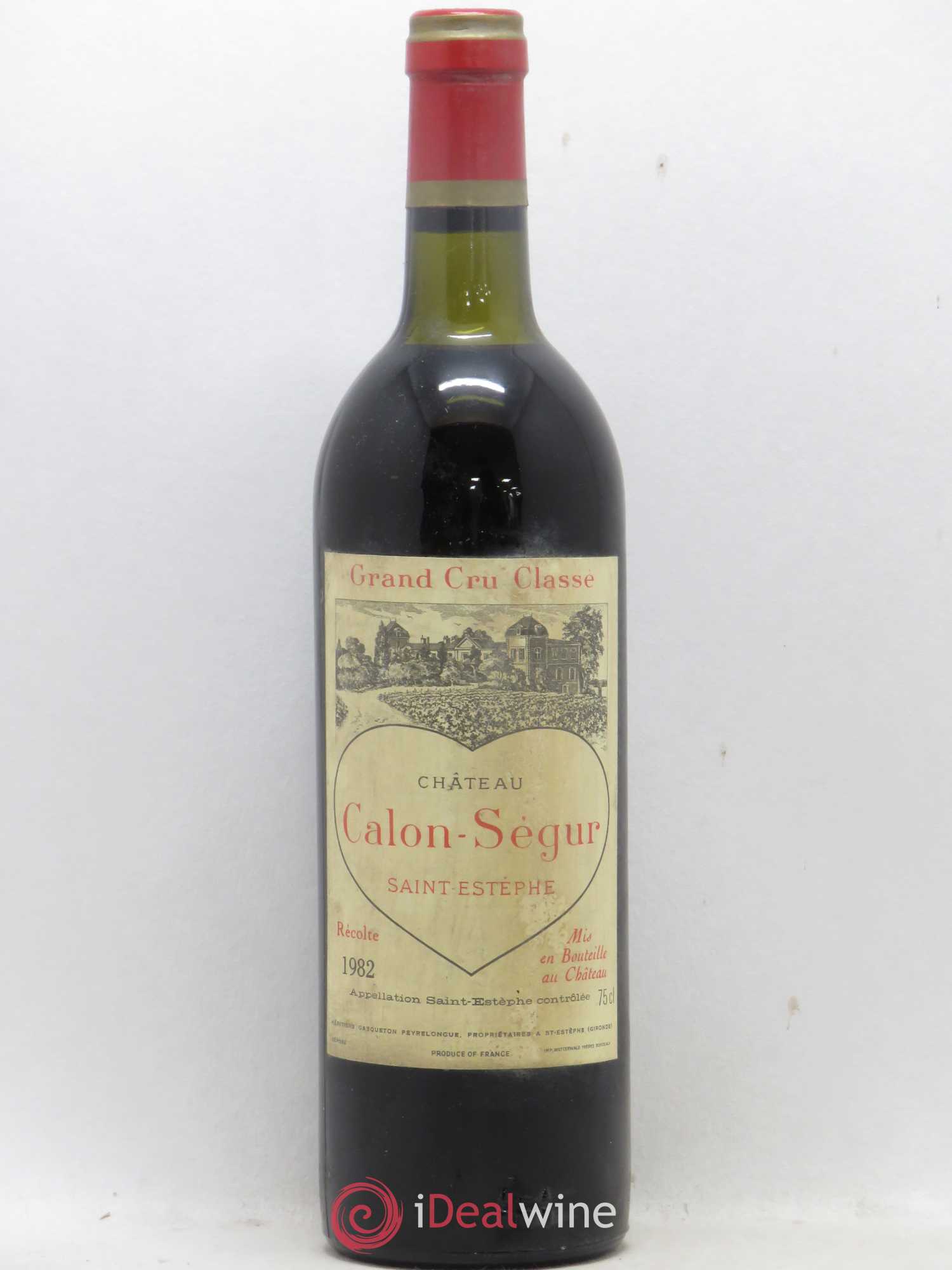 Château Calon Ségur 3ème Grand Cru Classé 1982 - Lot de 1 bouteille - 0