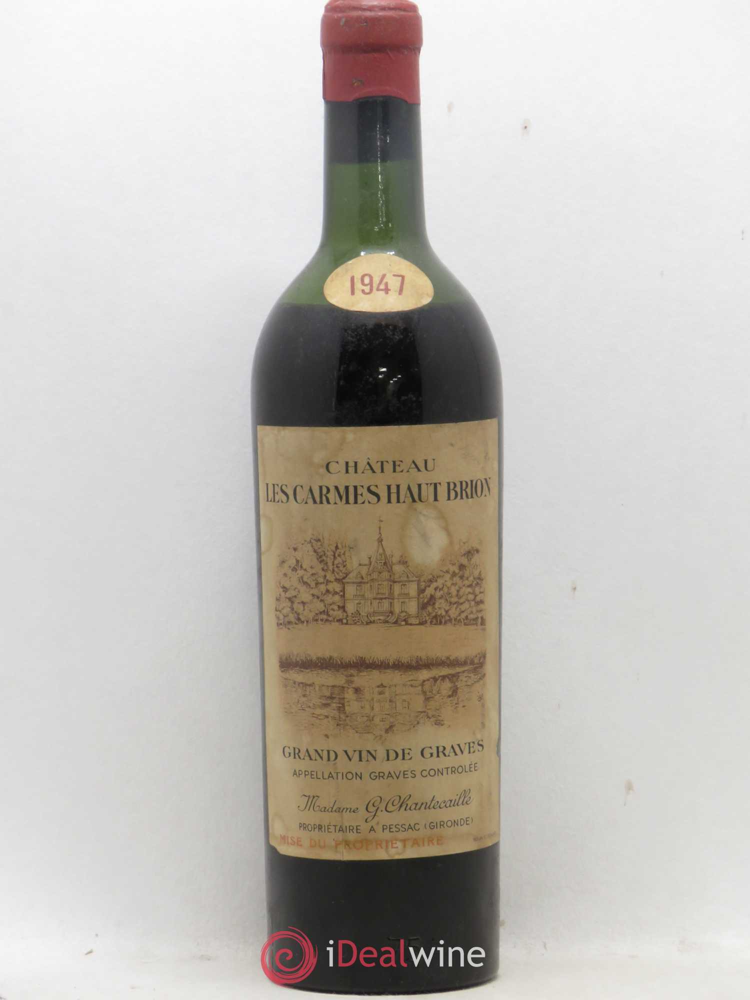 Château Les Carmes Haut-Brion 1947 - Lot de 1 bouteille - 0