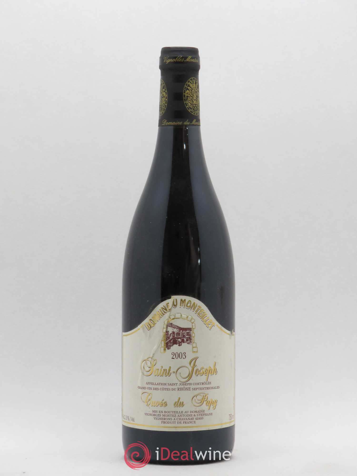 Saint-Joseph Cuvée du Papy Monteillet (Domaine du) - Stéphane Montez 2003 - Lot de 1 bouteille - 0