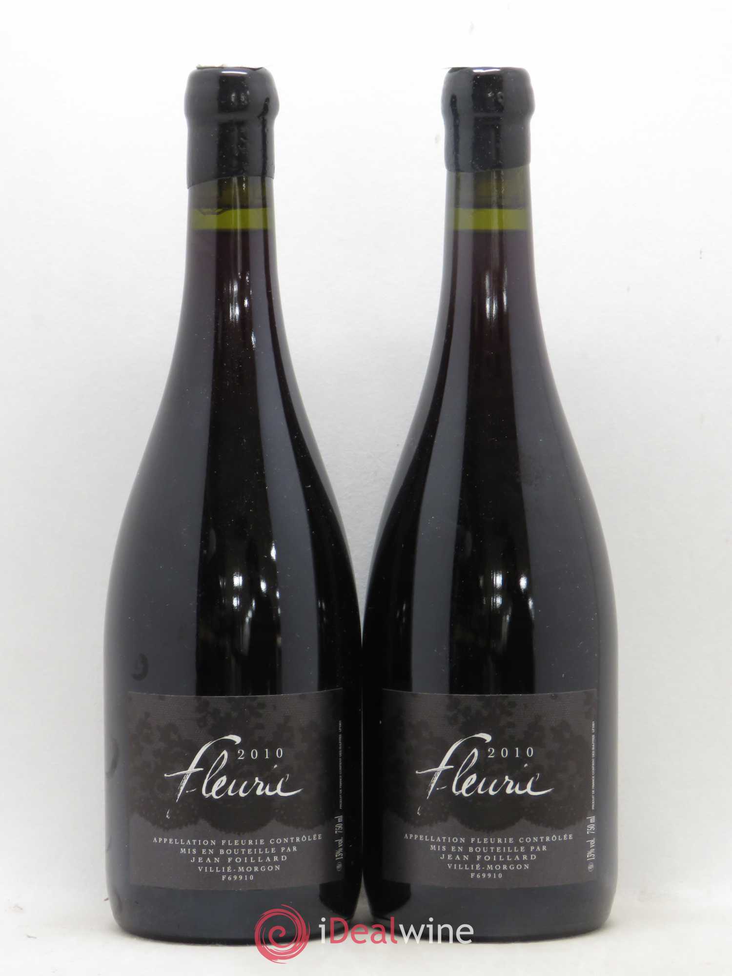 Fleurie Jean Foillard 2010 - Lot de 2 bouteilles - 0