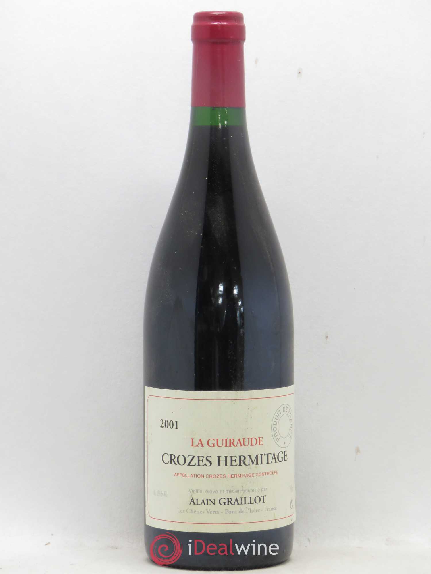 Crozes-Hermitage La Guiraude Domaine Graillot 2001 - Lot de 1 bouteille - 0