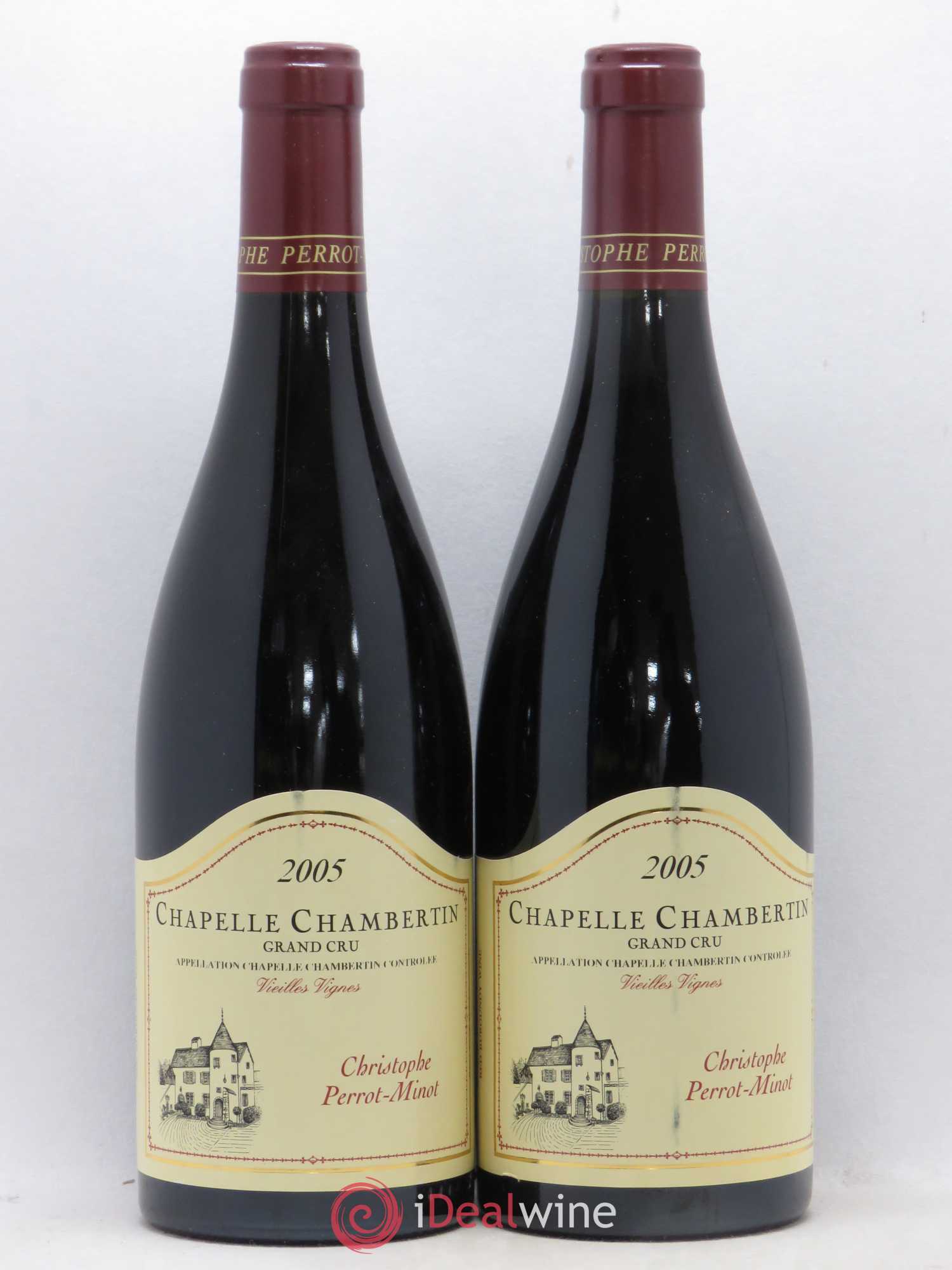 Chapelle-Chambertin Grand Cru Vieilles vignes Perrot-Minot 2005 - Lot de 2 bouteilles - 0
