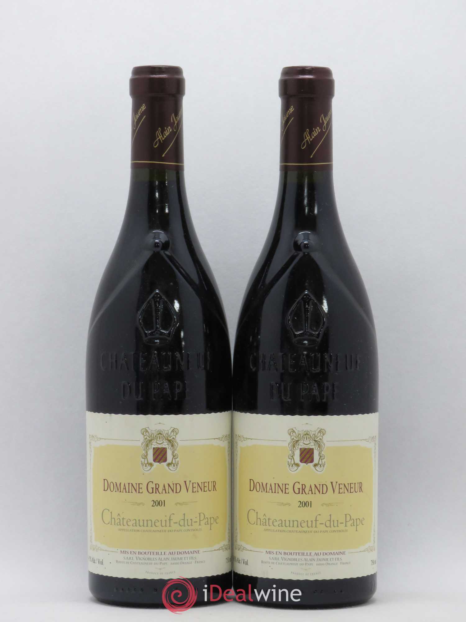 Châteauneuf-du-Pape Domaine Grand Veneur 2001 - Lot de 2 bouteilles - 0
