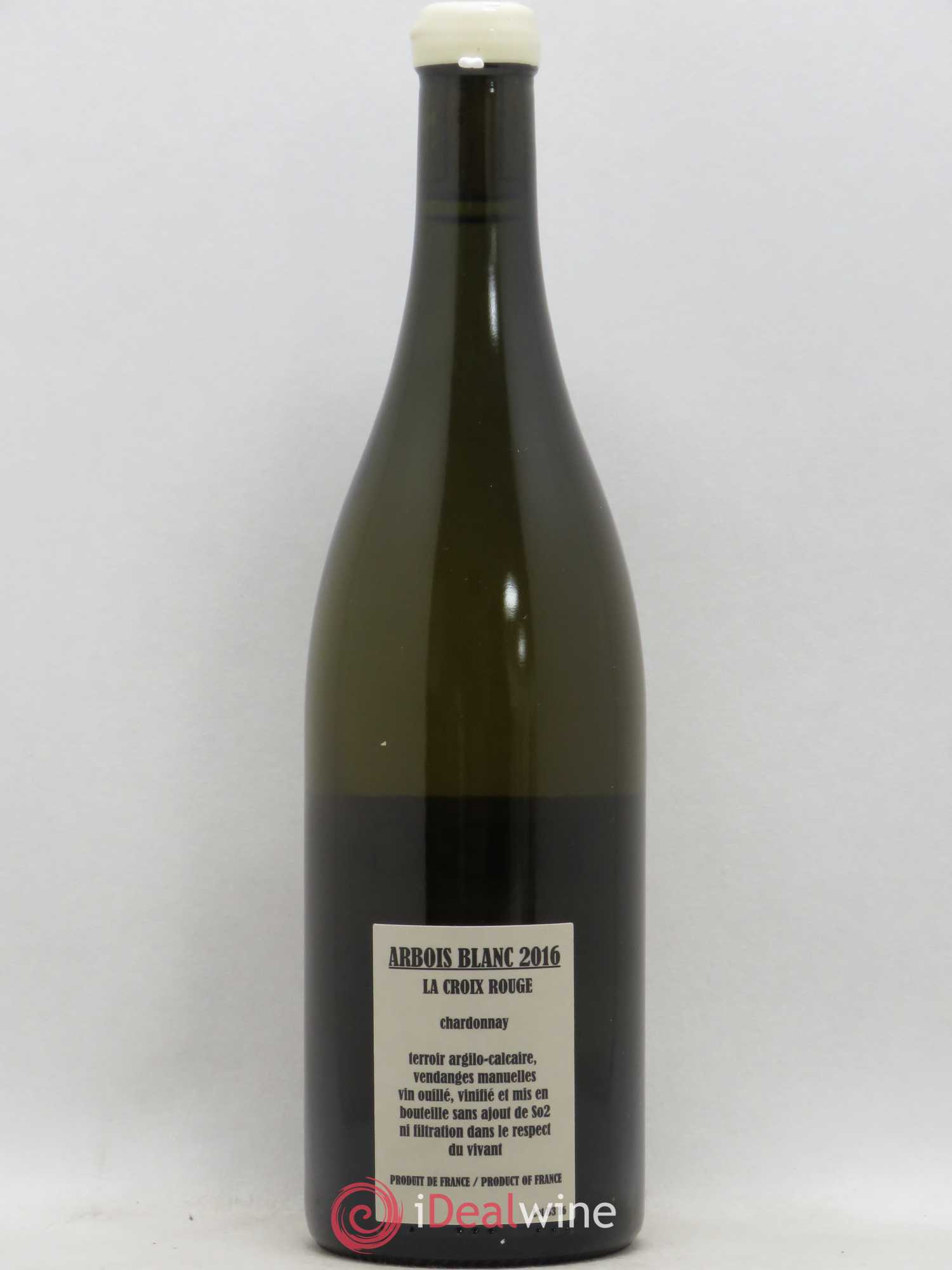 Arbois Chardonnay La Croix Rouge Adeline Houillon & Renaud Bruyère (sans prix de réserve) 2016 - Lot de 1 bouteille - 1