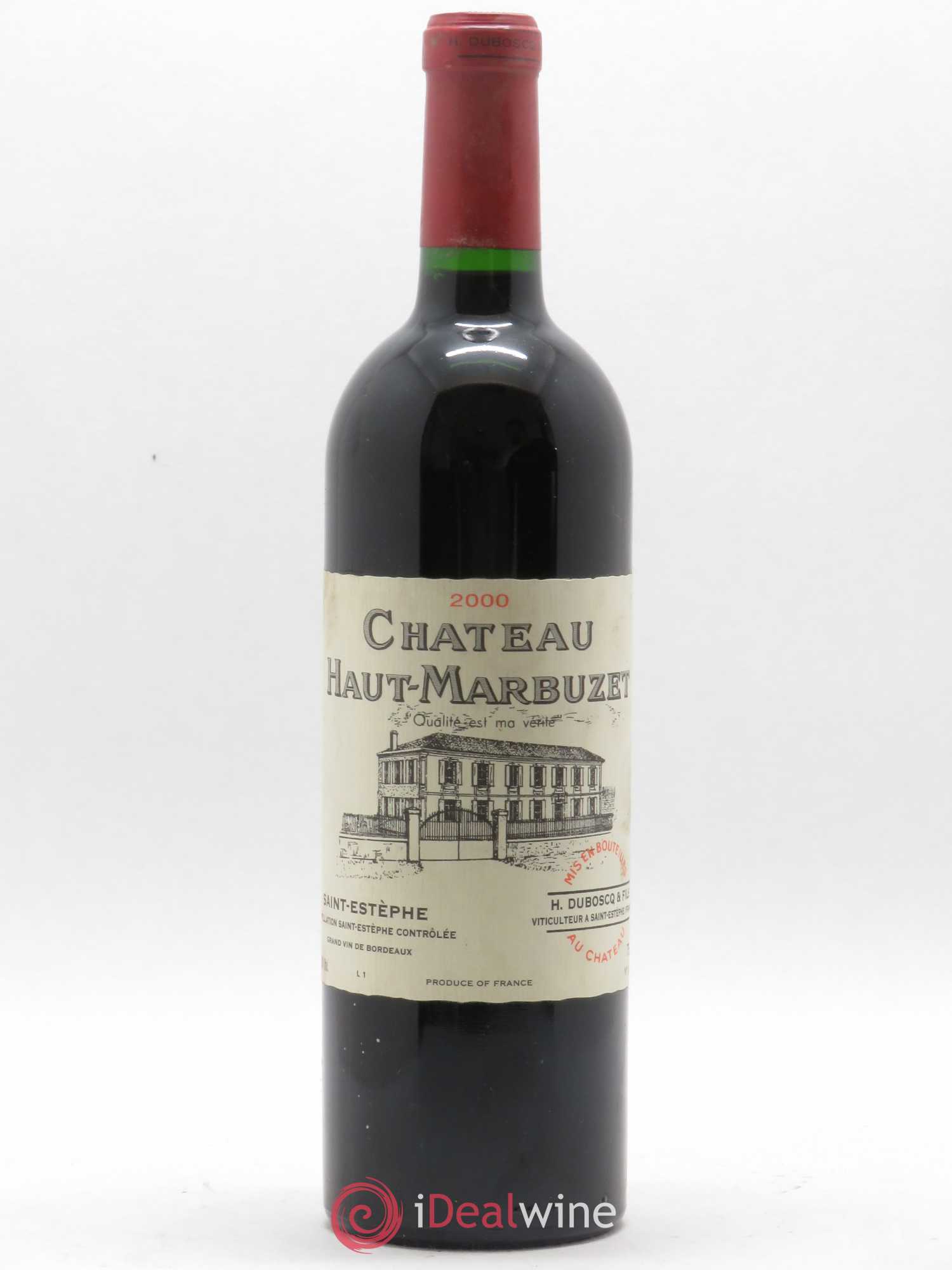 Château Haut Marbuzet (sans prix de réserve) 2000 - Lot de 1 bouteille - 0