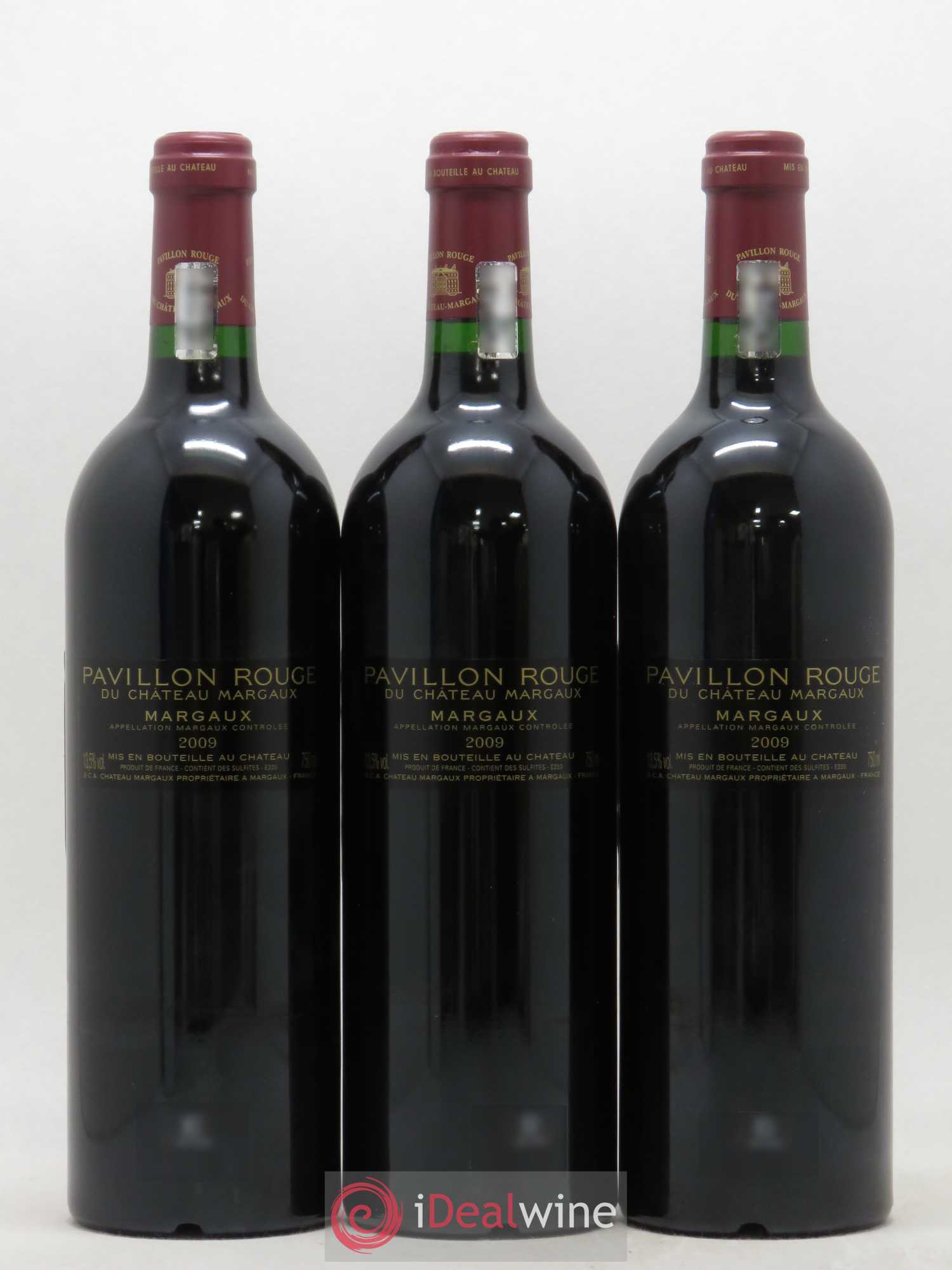 Pavillon Rouge du Château Margaux Second Vin (sans prix de réserve) 2009 - Lot de 3 bouteilles - 1
