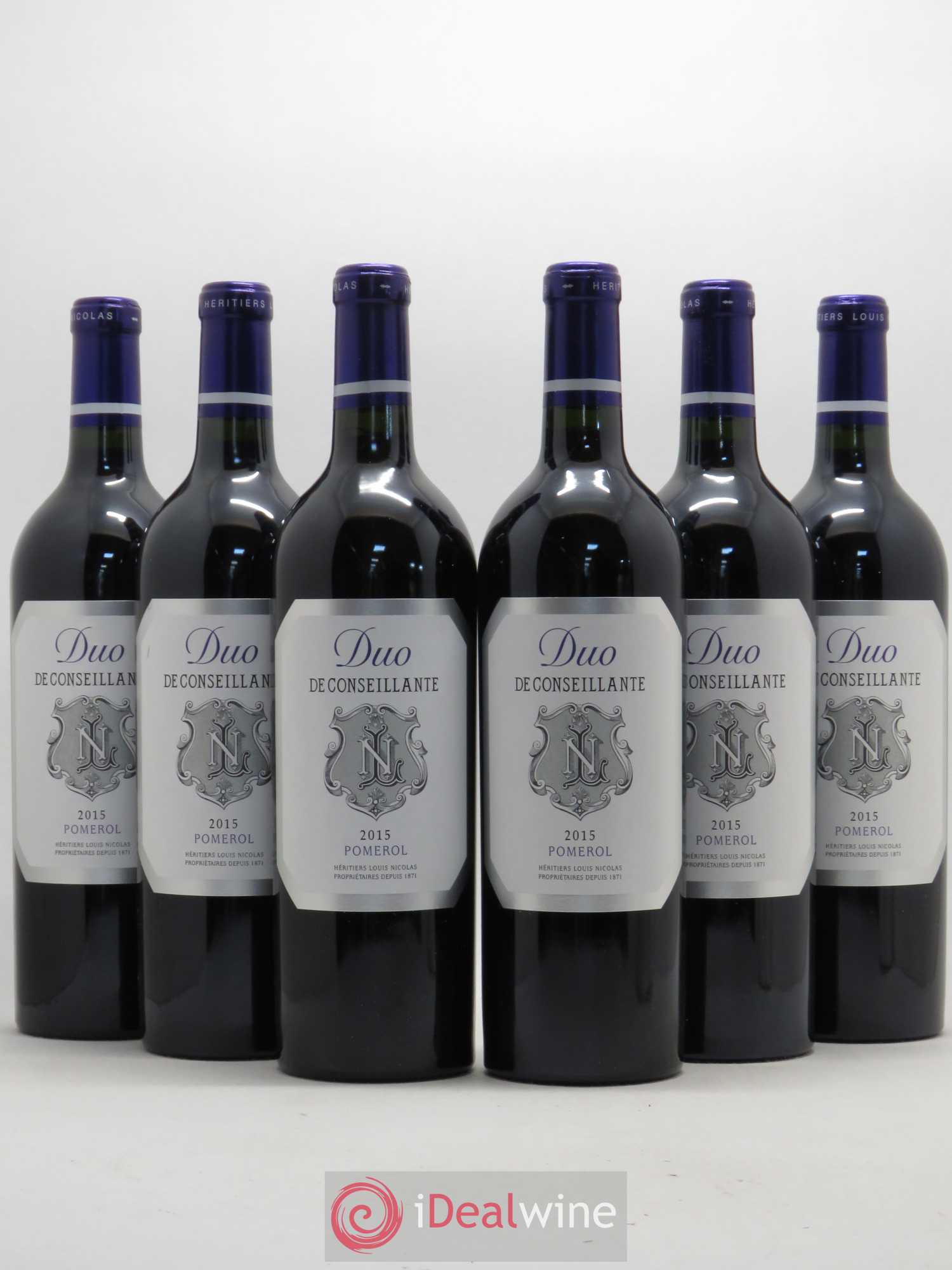 Duo de Conseillante (sans prix de réserve) 2015 - Lot de 6 bouteilles - 0