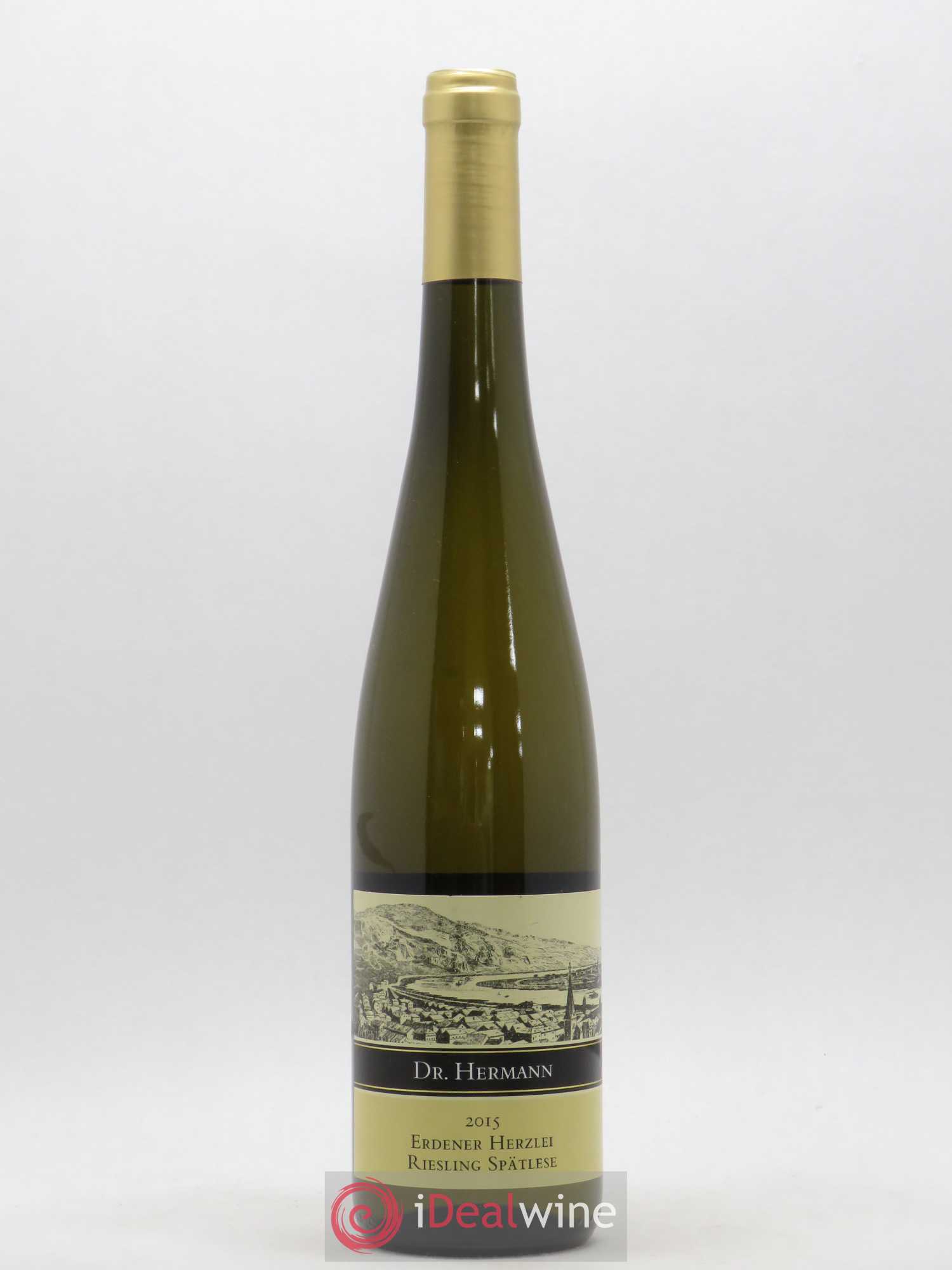 Riesling Spätlese Erdener Herzlei Goldkapsel Dr.Hermann (sans prix de réserve) 2015 - Posten von 1 Flasche - 0