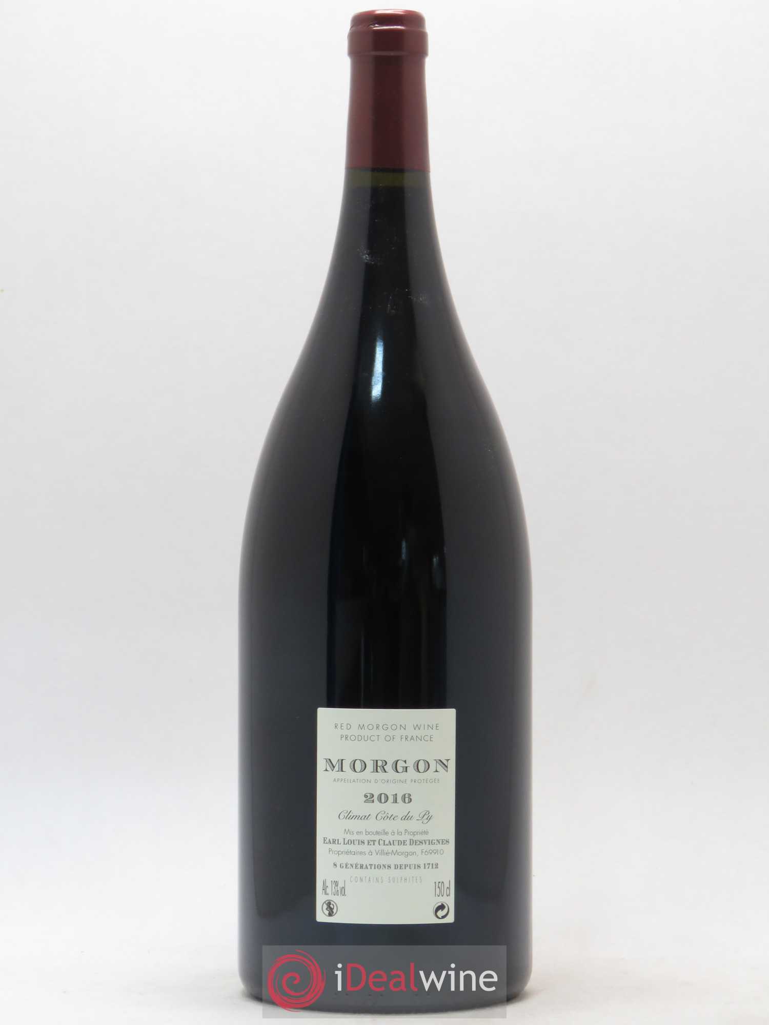 Morgon Côte du Py Louis-Claude Desvignes (sans prix de réserve) 2016 - Lot de 1 magnum - 1