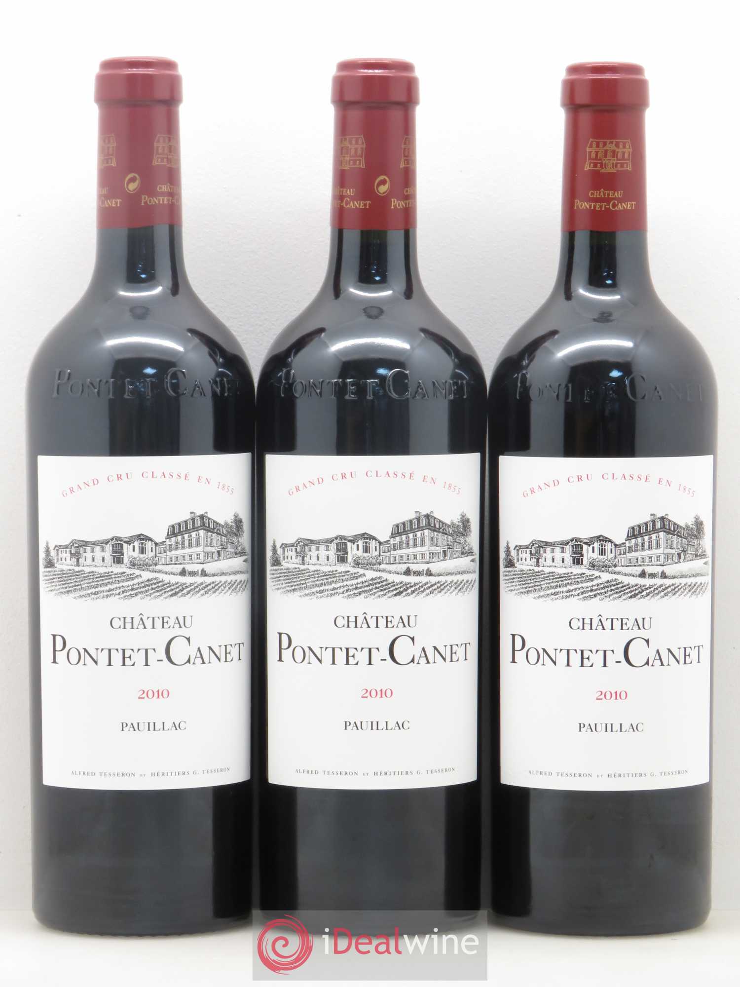 Château Pontet Canet 5ème Grand Cru Classé 2010 - Lot de 12 bouteilles - 4