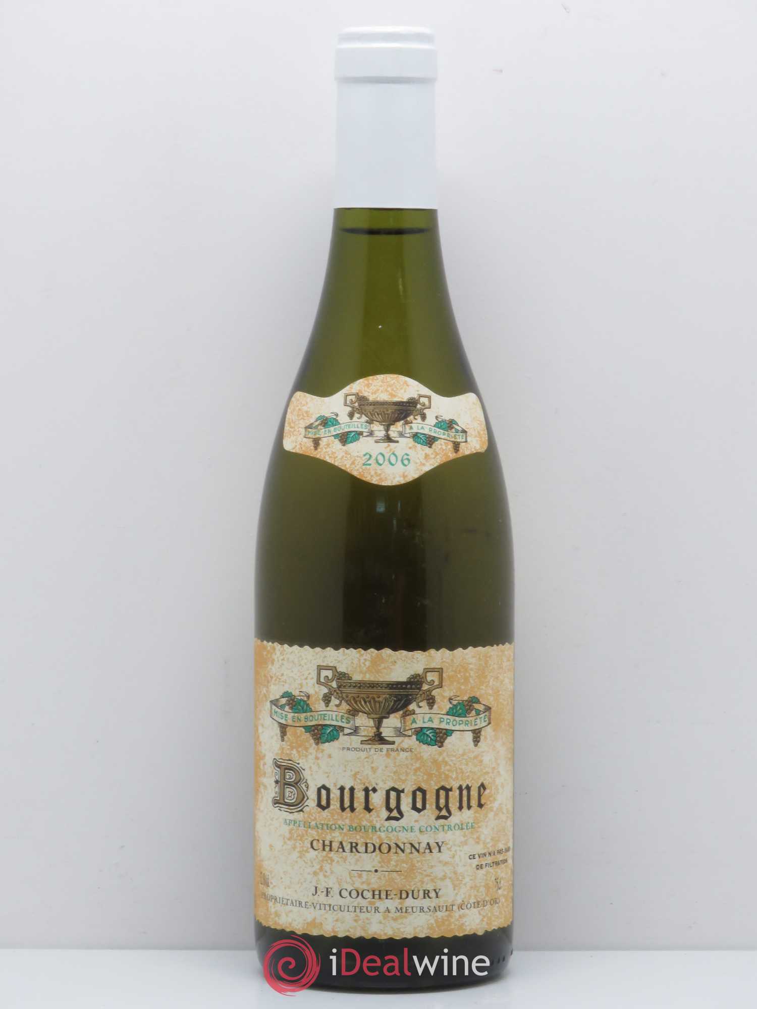 Bourgogne Coche Dury (Domaine) Chardonnay (sans prix de réserve) 2006 - Posten von 1 Flasche - 0
