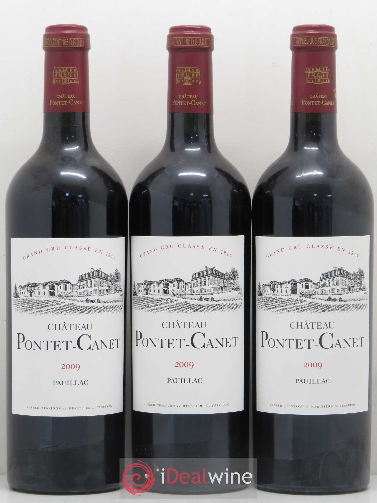Château Pontet Canet 5ème Grand Cru Classé 2009 - Lot de 6 bouteilles - 3