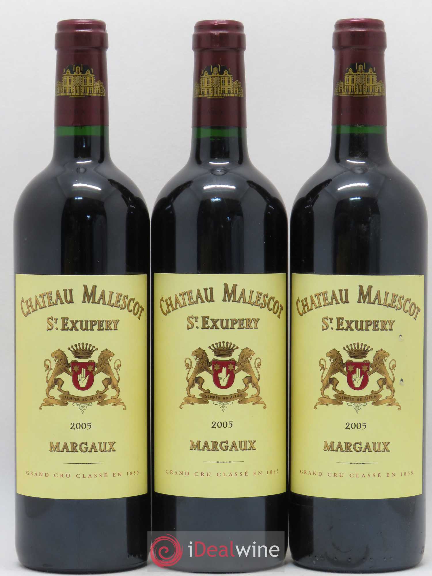 Château Malescot Saint-Exupéry 3ème Grand Cru Classé (sans prix de réserve) 2005 - Lot de 3 bouteilles - 0