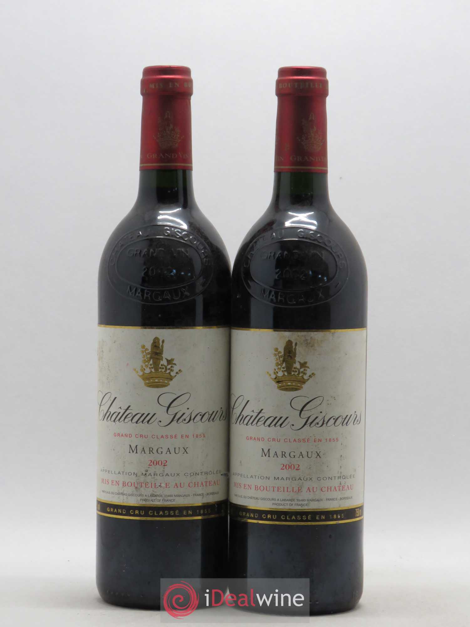 Château Giscours 3ème Grand Cru Classé (sans prix de réserve) 2002 - Lot de 2 bouteilles - 0