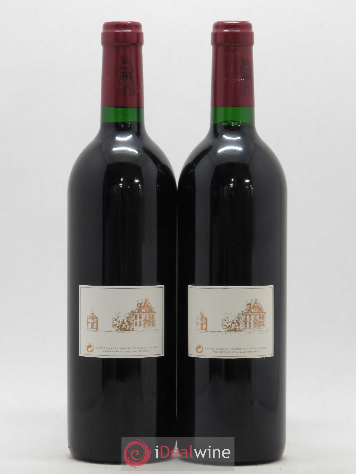 Château Latour 1er Grand Cru Classé 1996 - Lot de 2 bouteilles - 1
