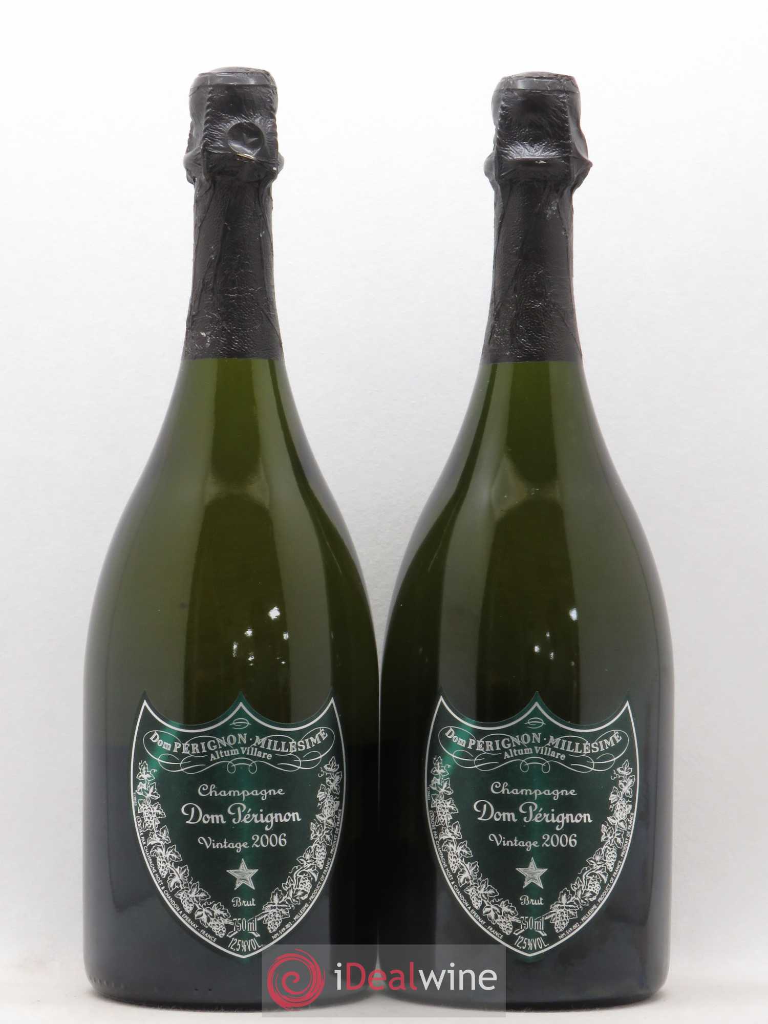 Brut Dom Pérignon Edition Bjork & Chris Cunningham (sans prix de réserve) 2006 - Lot de 2 bouteilles - 0