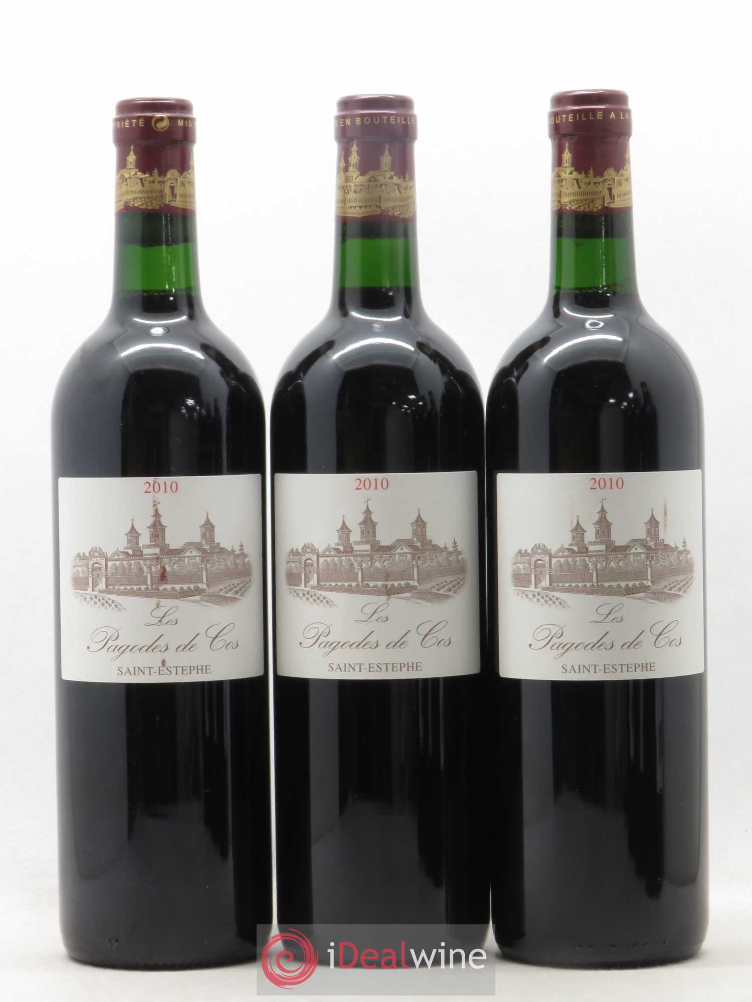Les Pagodes de Cos Second Vin (sans prix de réserve) 2010 - Lot de 6 bouteilles - 1