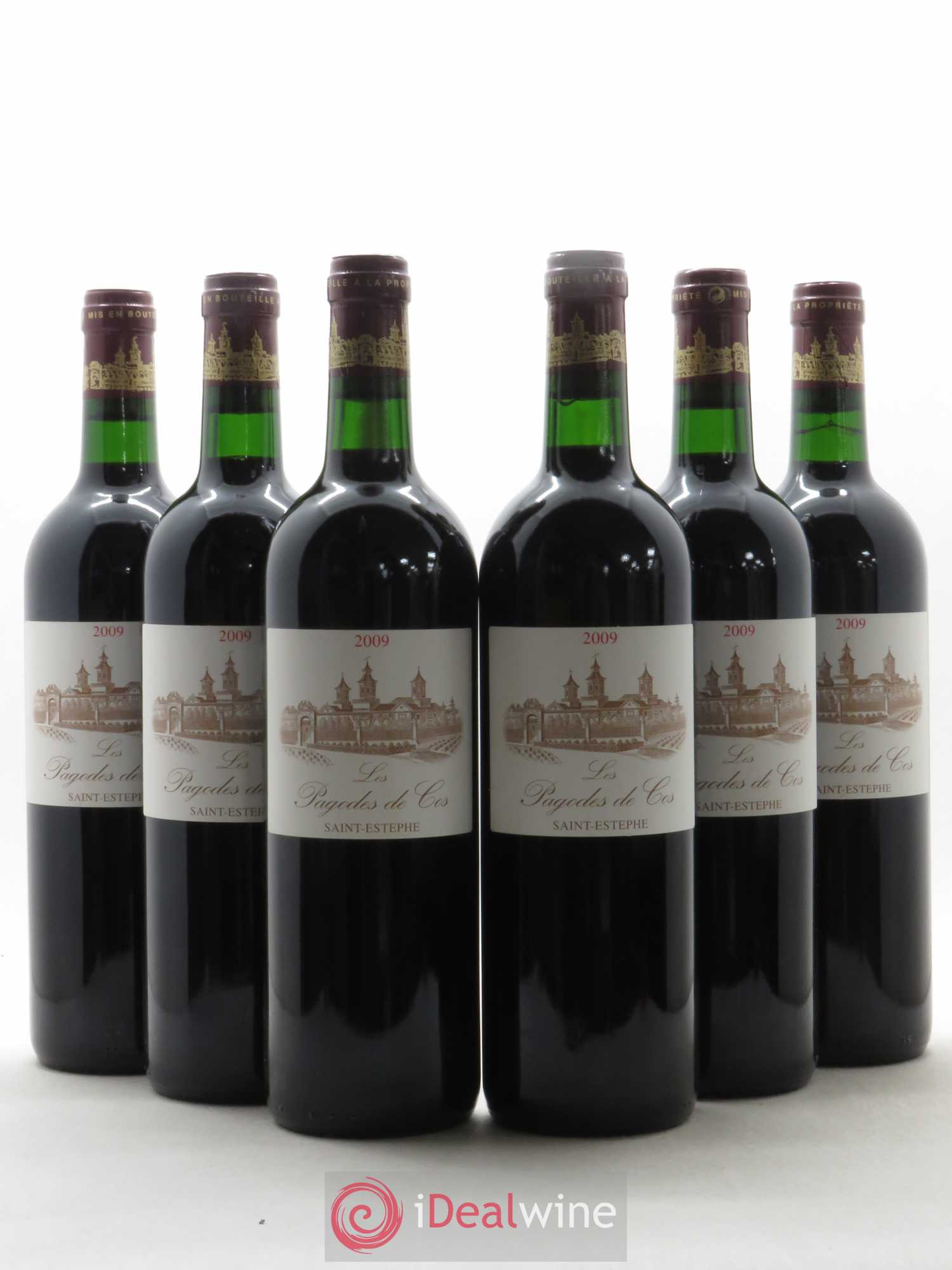 Les Pagodes de Cos Second Vin (sans prix de réserve) 2009 - Lot de 6 bouteilles - 0