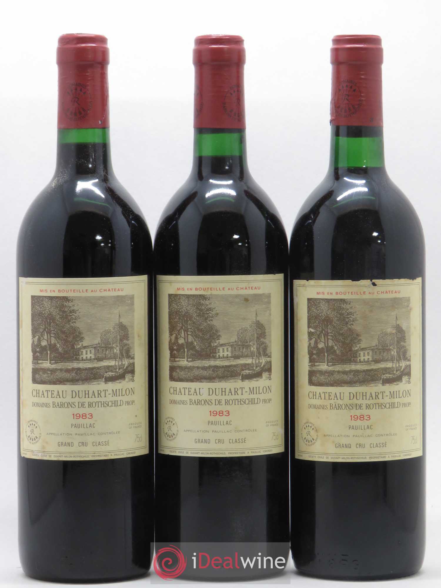 Château Duhart-Milon 4ème Grand Cru Classé 1983 - Lot de 12 bouteilles - 3