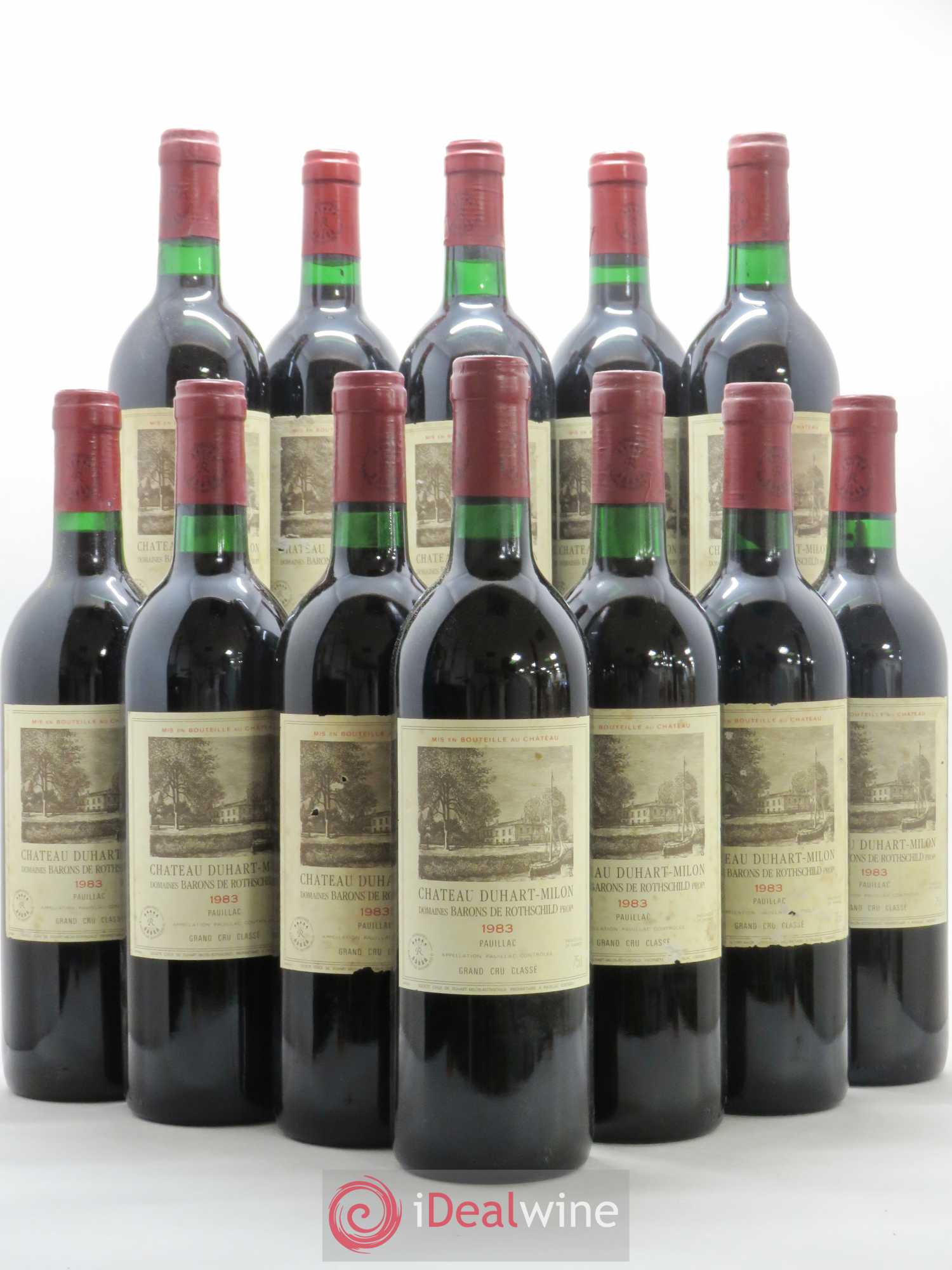 Château Duhart-Milon 4ème Grand Cru Classé 1983 - Lot de 12 bouteilles - 0
