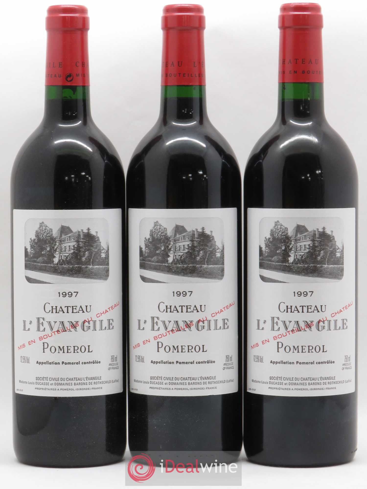 Château l' Évangile  (sans prix de réserve) 1997 - Lot de 6 bouteilles - 2