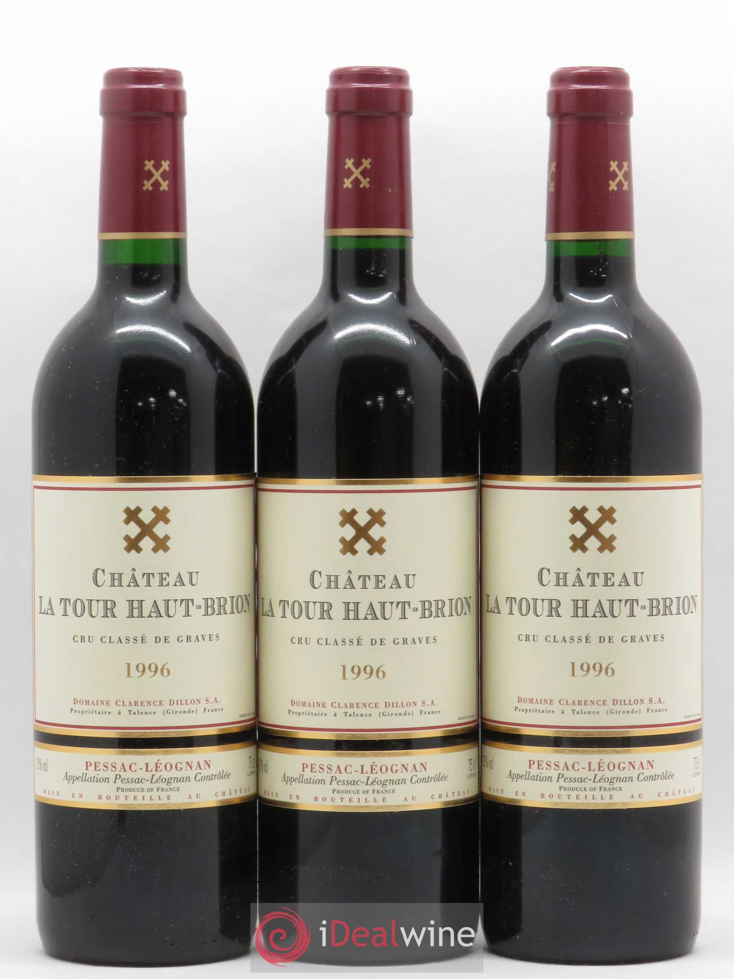 Château la Tour Haut-Brion Cru Classé de Graves 1996 - Lot de 12 bouteilles - 4