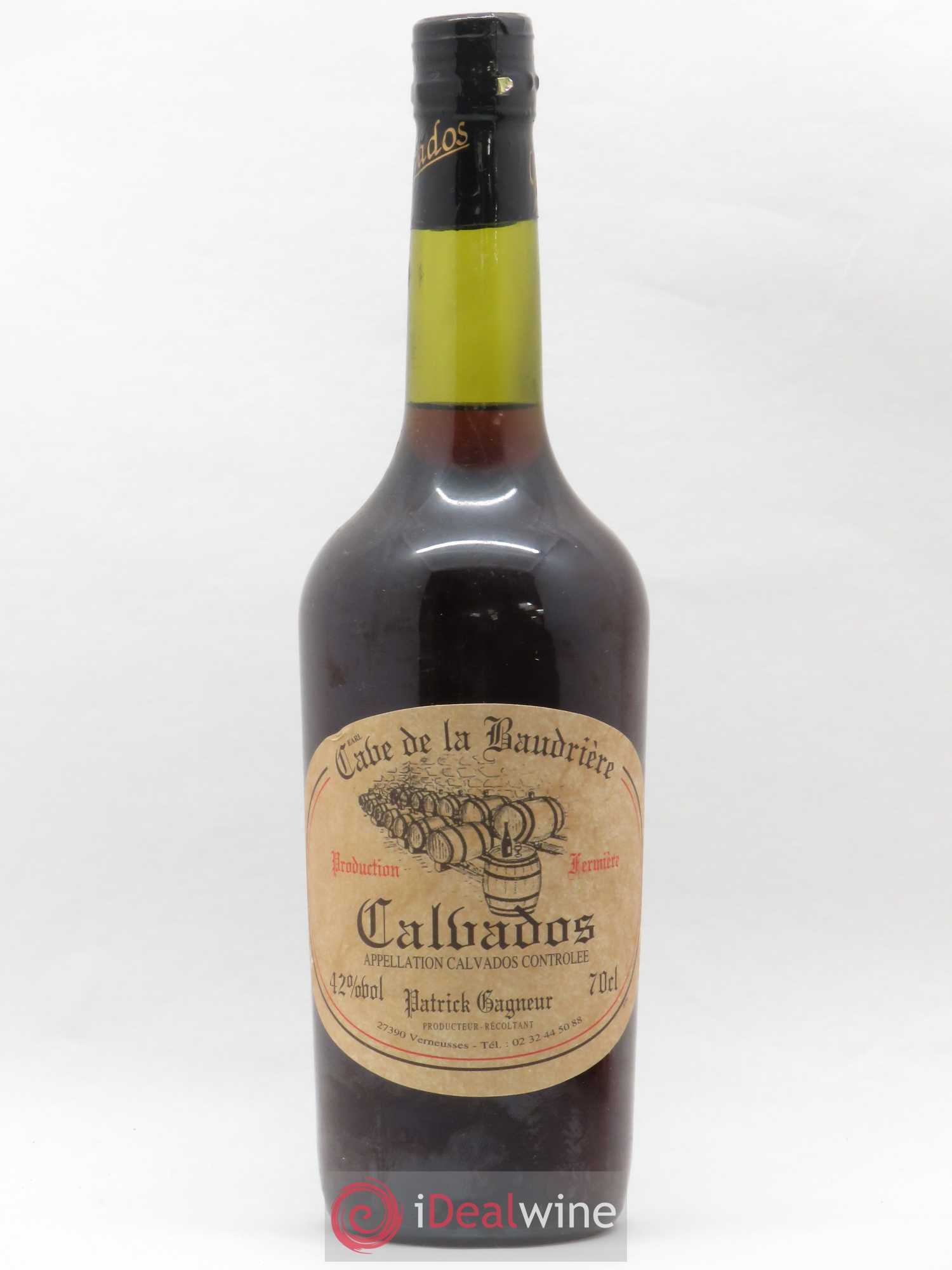 Calvados Patrick Gagneur Cave de La Baudrière (sans prix de réserve) - Lot de 1 bouteille - 0