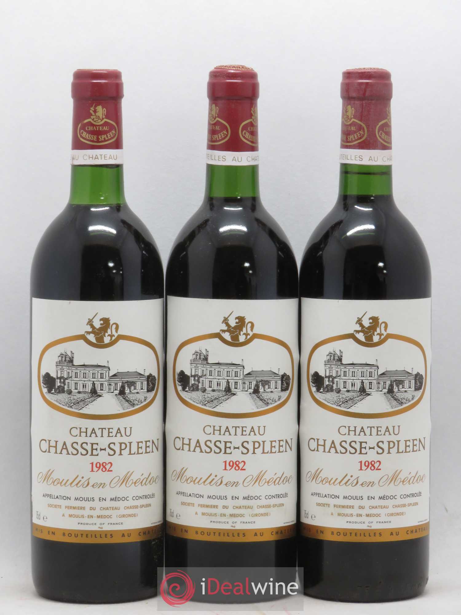Château Chasse Spleen 1982 - Lot de 12 bouteilles - 3