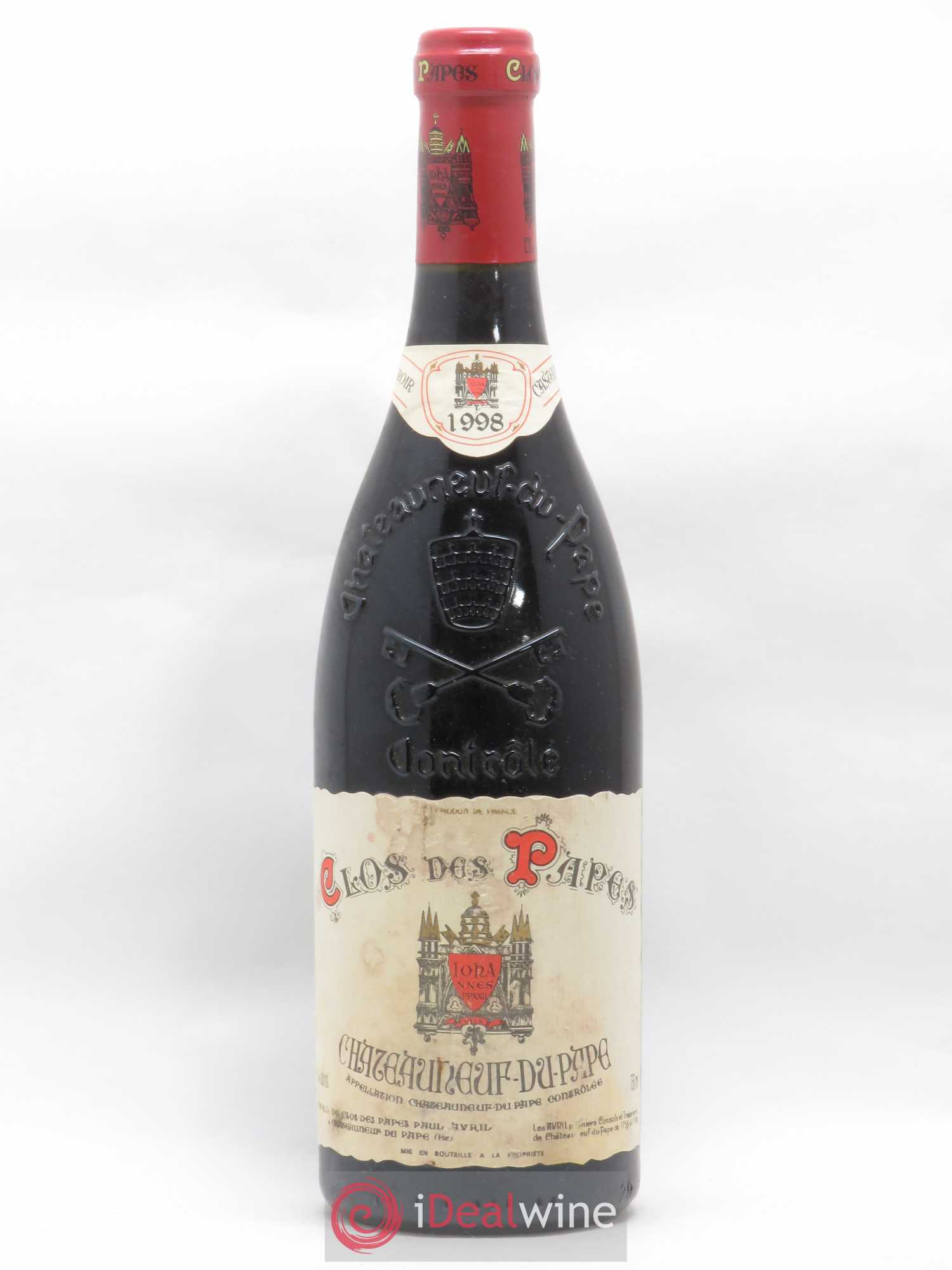 Châteauneuf-du-Pape Clos des Papes - Paul Avril (sans prix de réserve) 1998 - Lot de 1 bouteille - 0