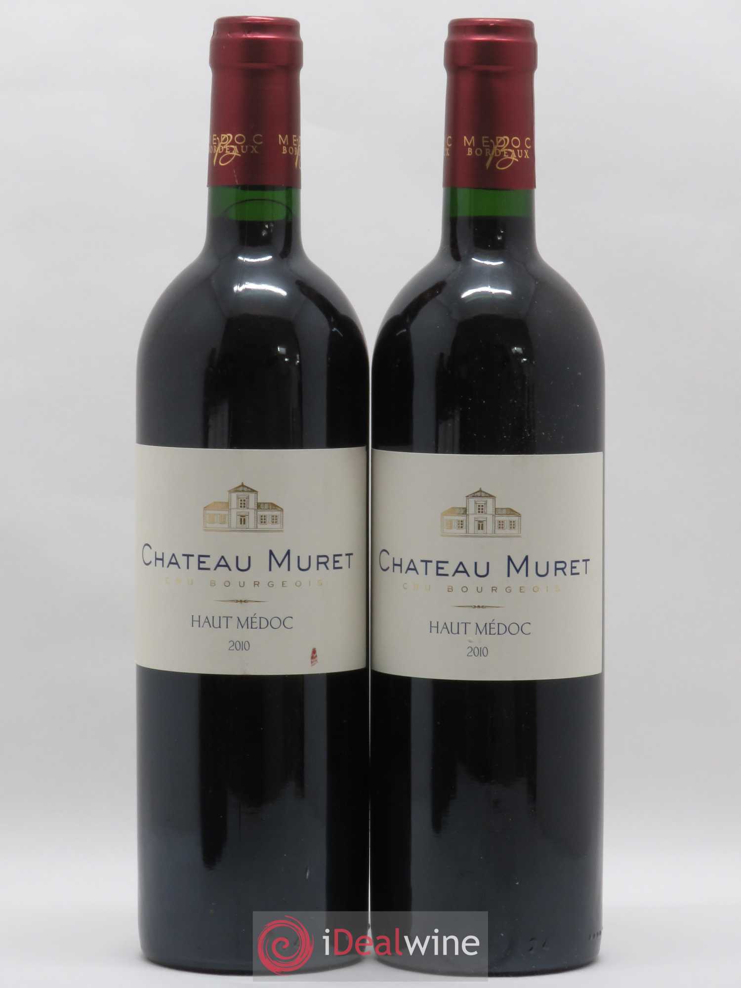 Haut Médoc Château Muret (sans prix de réserve) 2010 - Lot de 5 bouteilles - 2