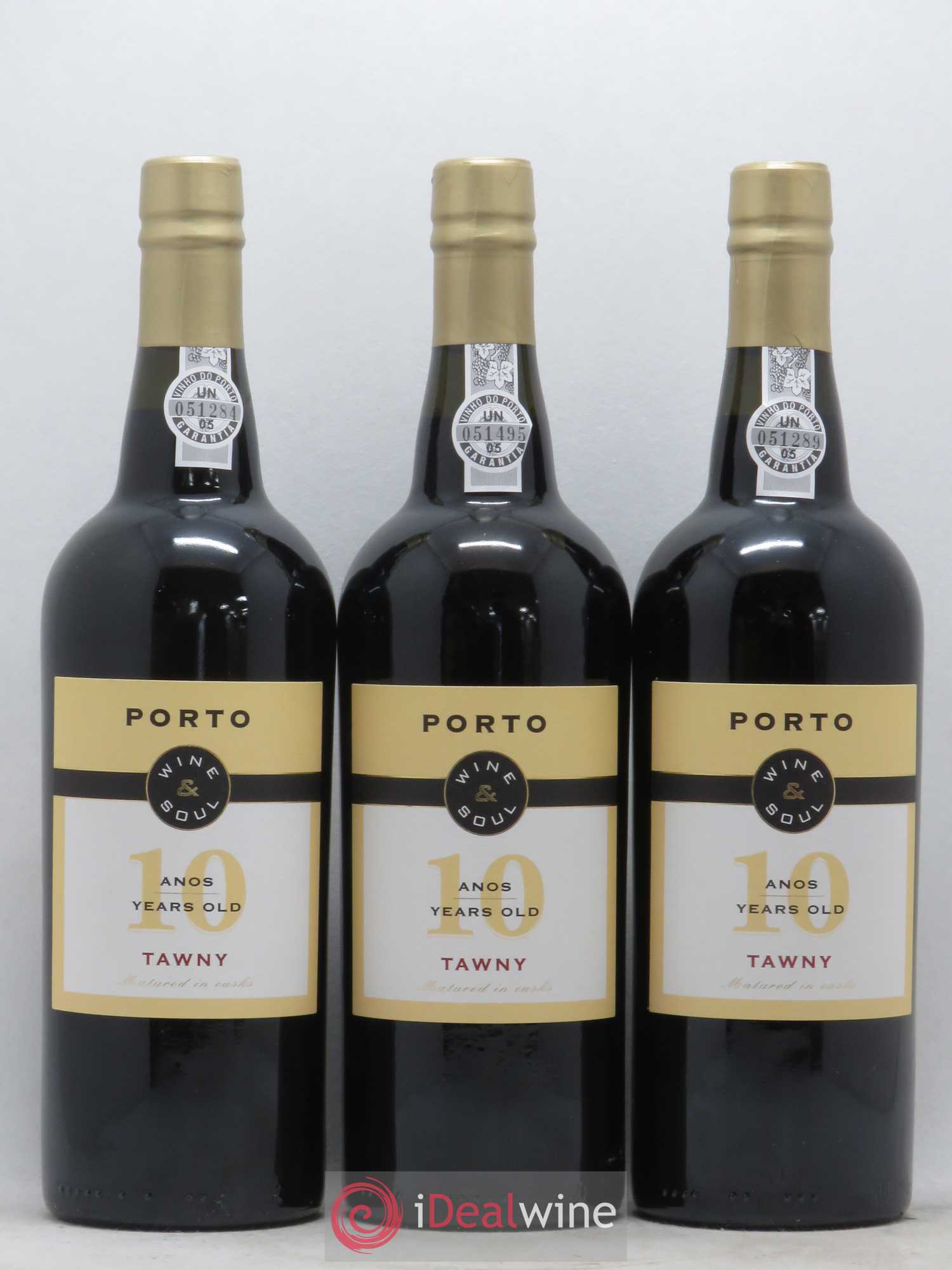 Porto Tawny 10 anos Wine & Soul (sans prix de réserve) - Posten von 3 Flaschen - 0