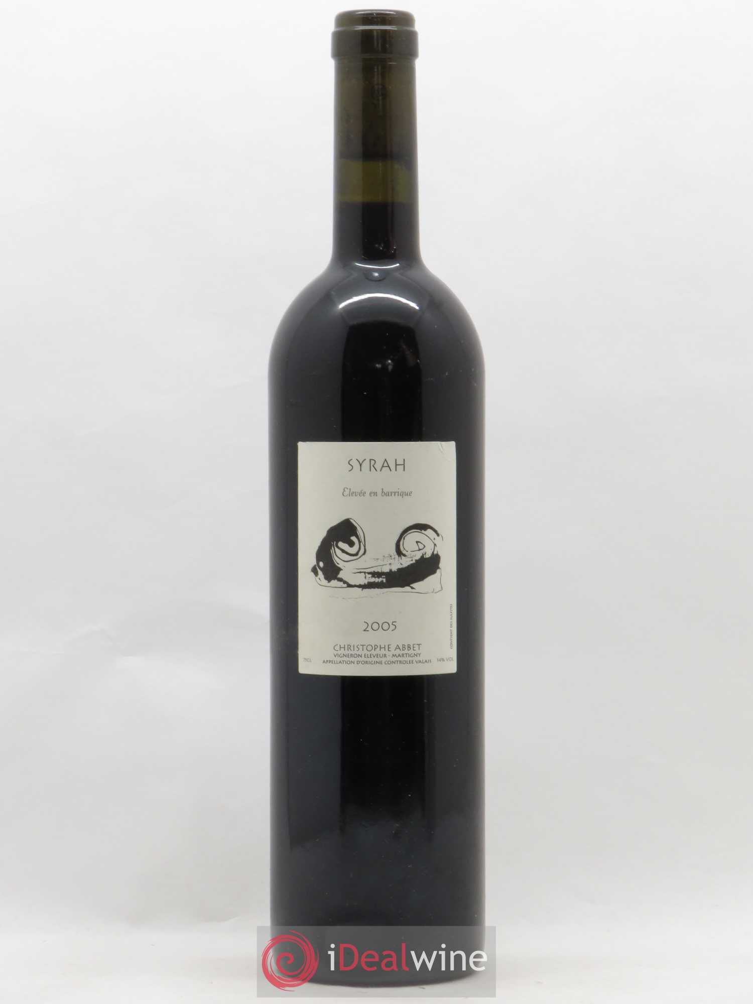 Valais Syrah Abbet (sans prix de réserve) 2005 - Posten von 1 Flasche - 0