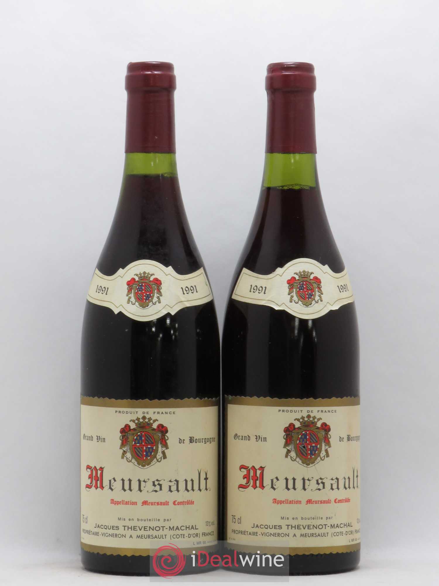 Meursault Thevenot-Machal (sans prix de réserve) 1991 - Posten von 2 Flaschen - 0