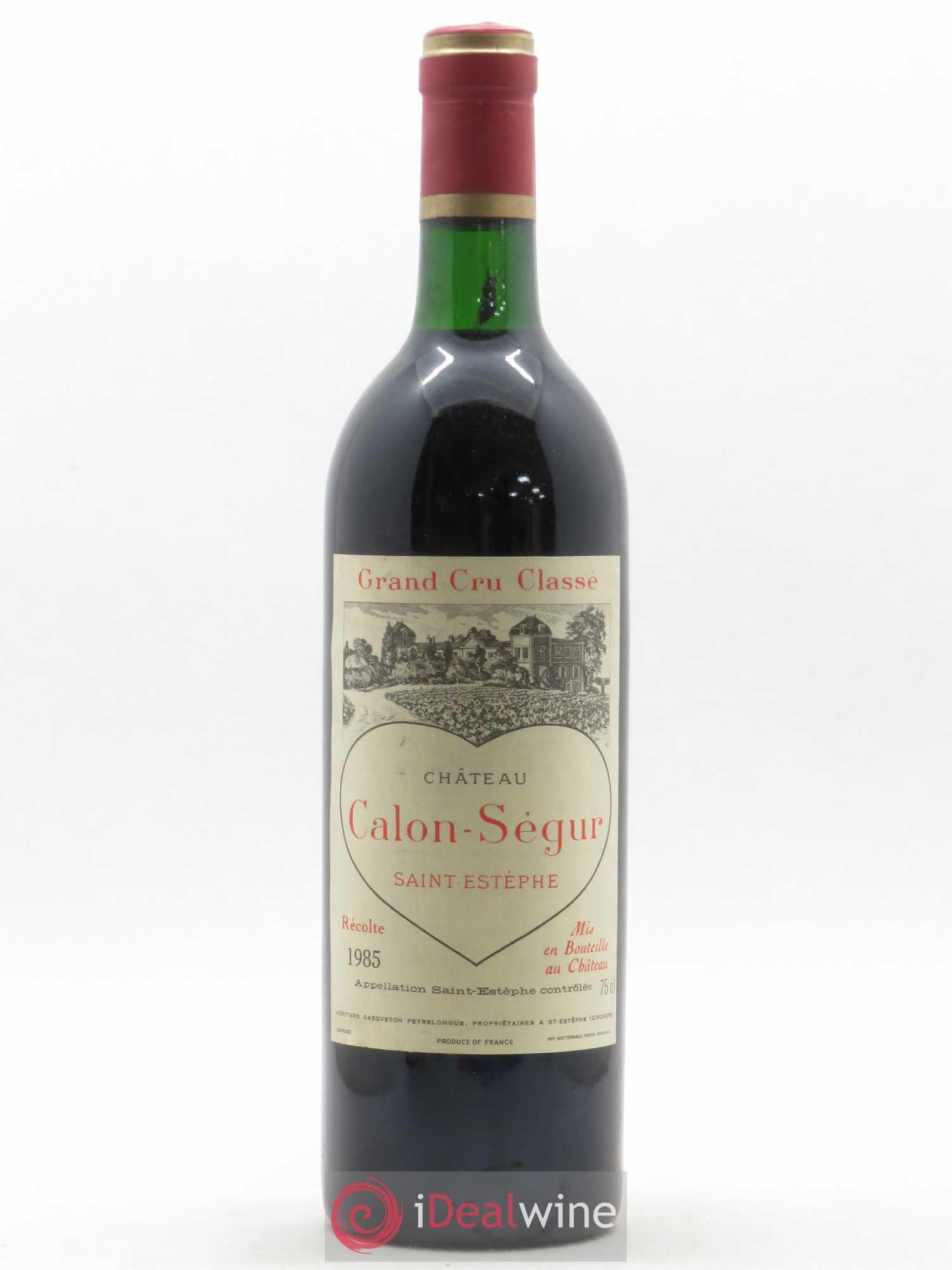 Château Calon Ségur 3ème Grand Cru Classé (sans prix de réserve) 1985 - Lot de 1 bouteille - 0