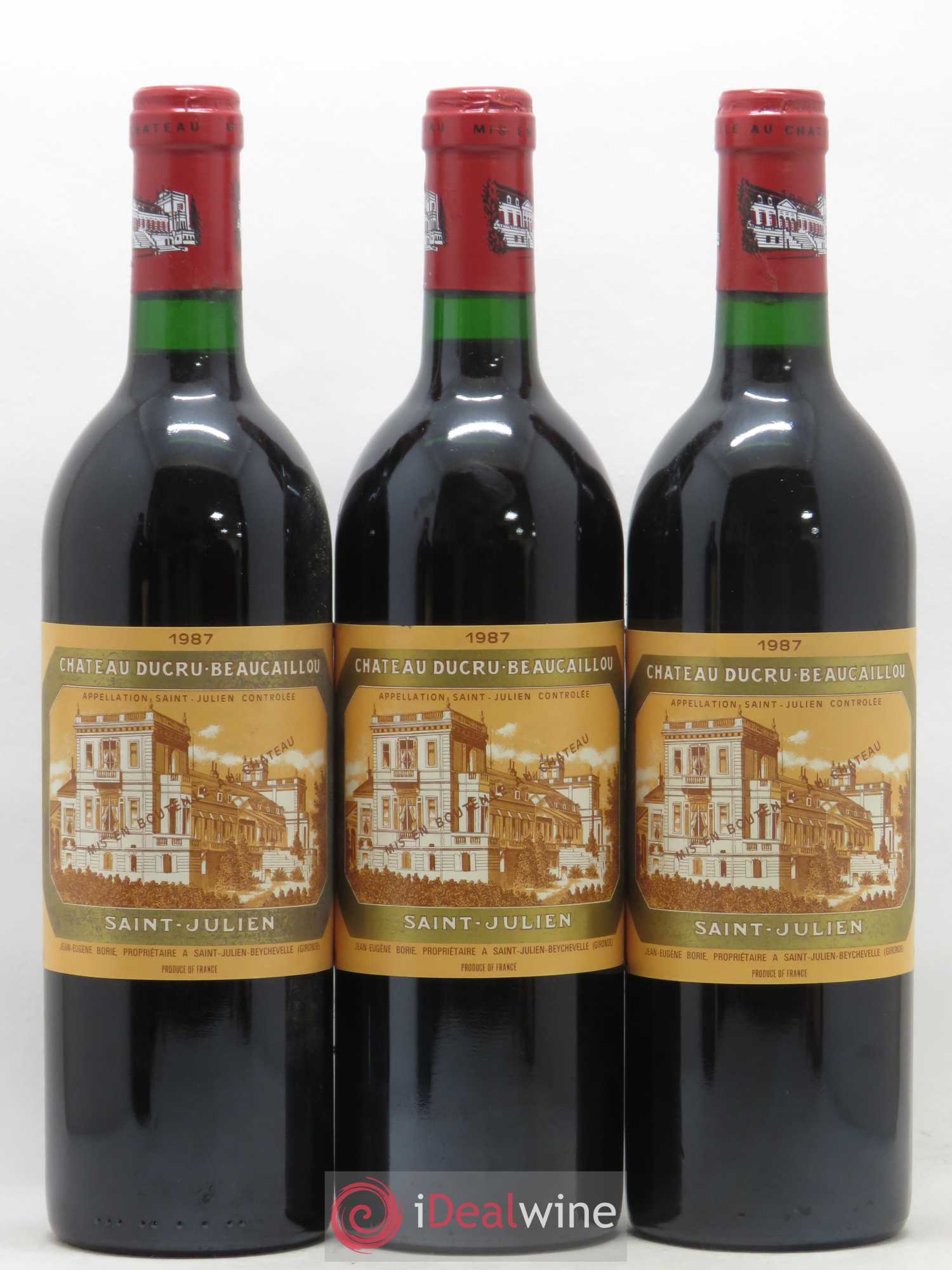 Château Ducru Beaucaillou 2ème Grand Cru Classé 1987 - Lot de 12 bouteilles - 1