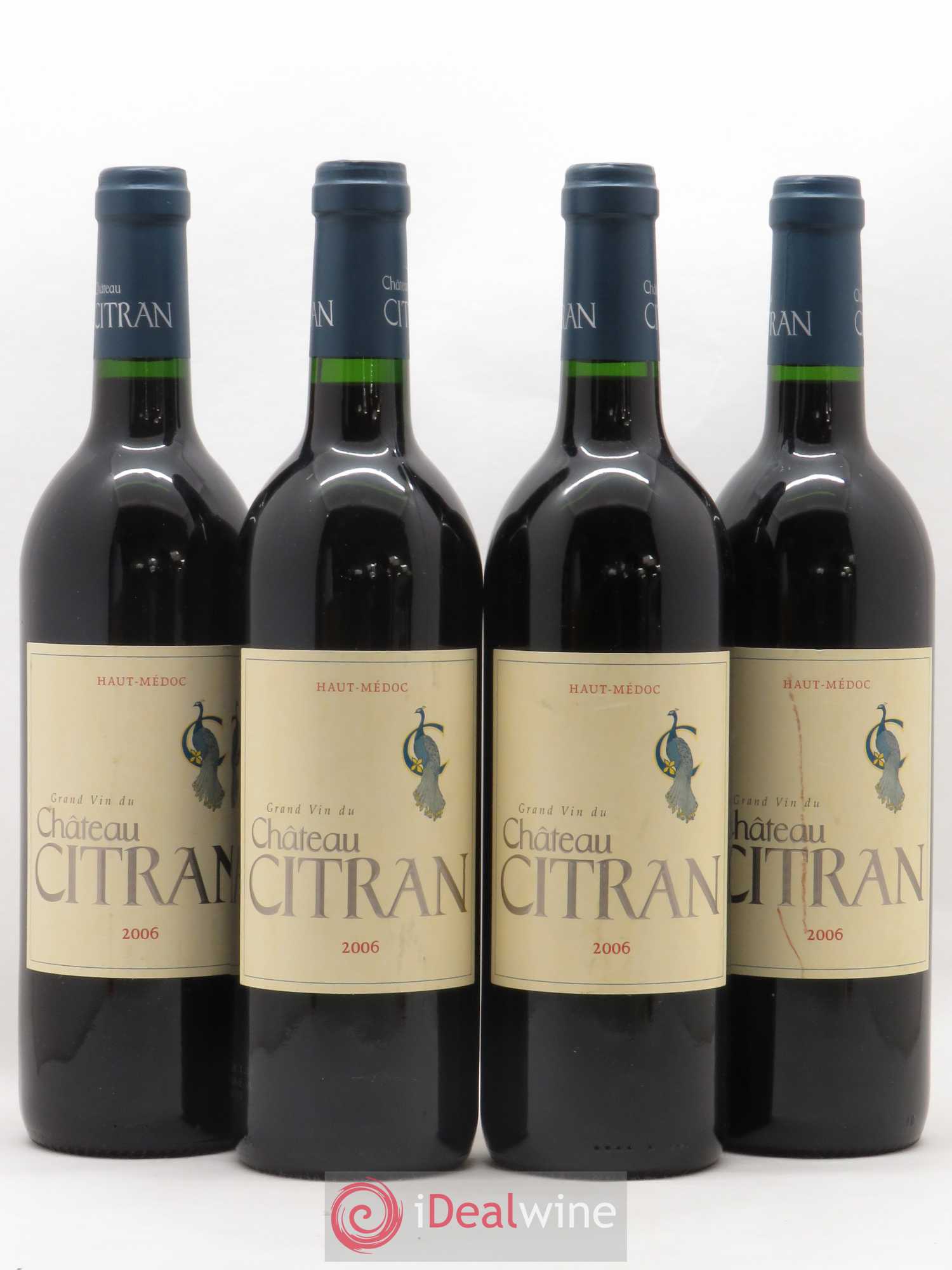 Château Citran Cru Bourgeois (sans prix de réserve) 2006 - Lot de 4 bouteilles - 0