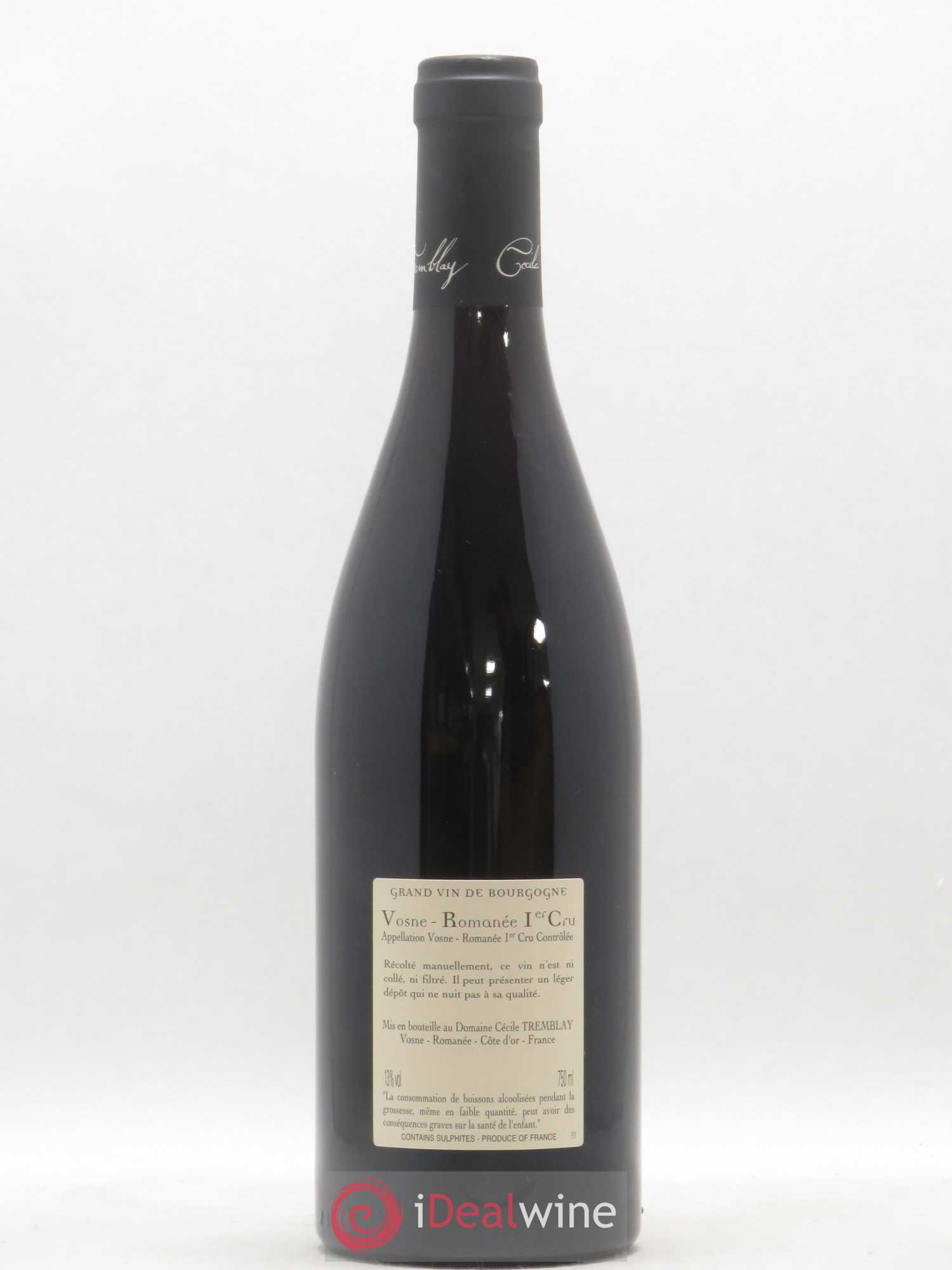 Vosne-Romanée 1er Cru Les Beaumonts (ou Beaux Monts) Cécile Tremblay  (sans prix de réserve) 2016 - Lot de 1 bouteille - 1