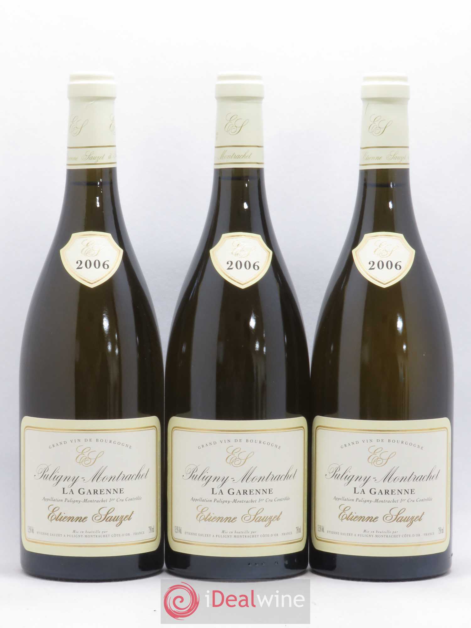 Puligny-Montrachet 1er Cru La Garenne Etienne Sauzet (sans prix de réserve) 2006 - Lot de 3 bouteilles - 0