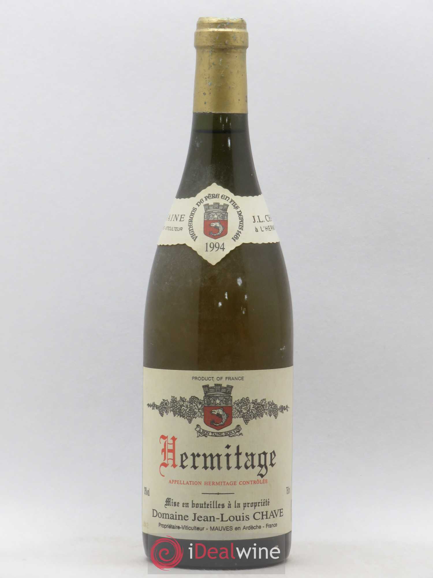 Hermitage Jean-Louis Chave (sans prix de réserve) 1994 - Lot de 1 bouteille - 0