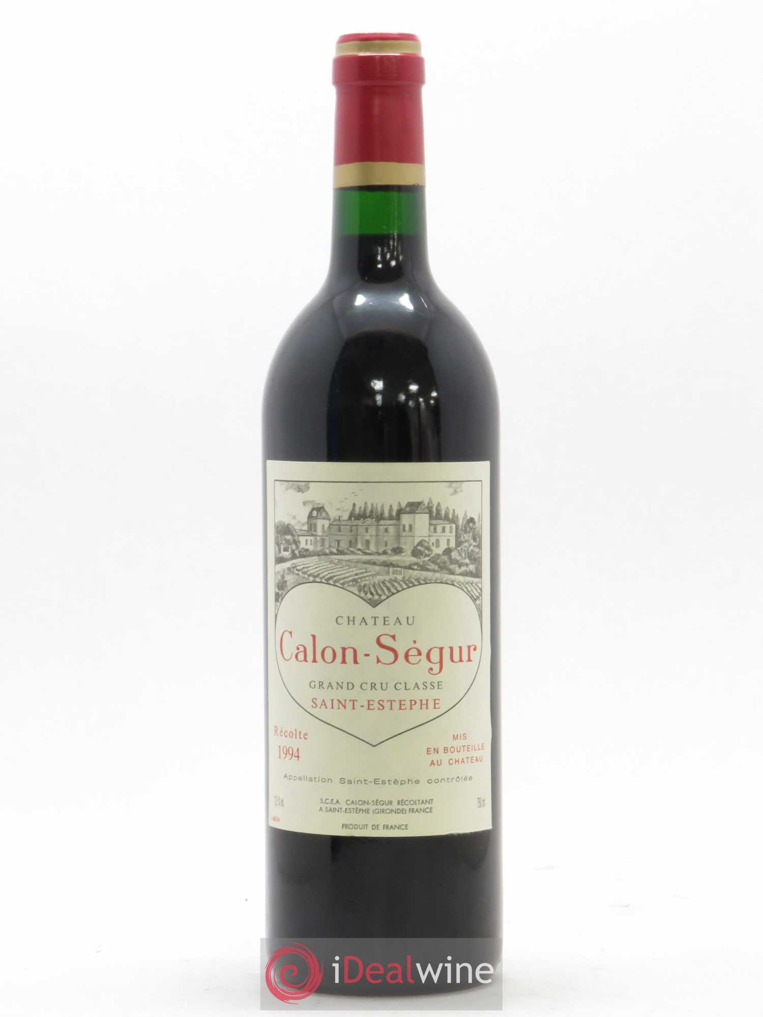 Château Calon Ségur 3ème Grand Cru Classé (sans prix de réserve) 1994 - Lot de 1 bouteille - 0