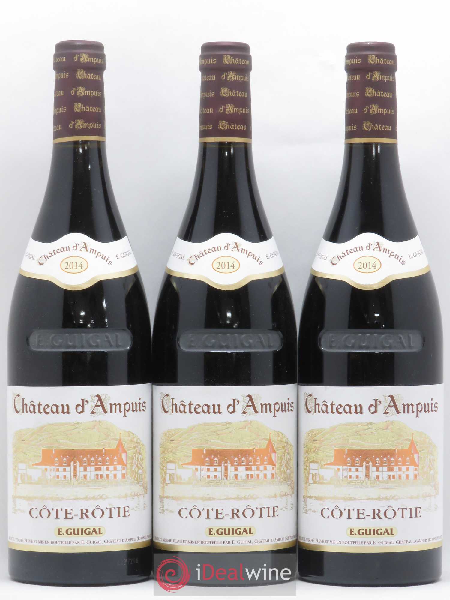 Côte-Rôtie Château d'Ampuis Guigal (sans prix de réserve) 2014 - Lot de 3 bouteilles - 0