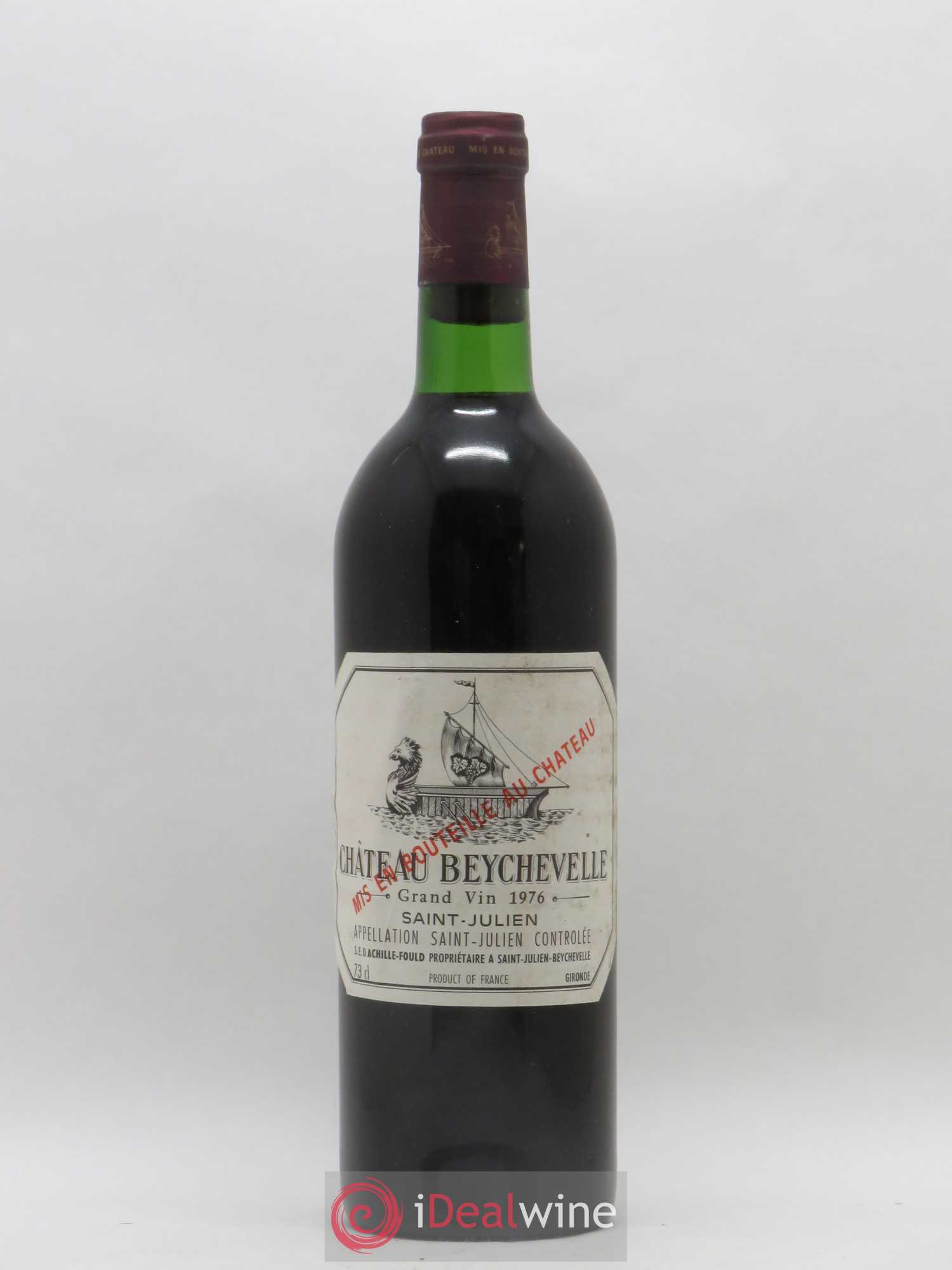 Château Beychevelle 4ème Grand Cru Classé (sans prix de réserve) 1976 - Lot de 1 bouteille - 0