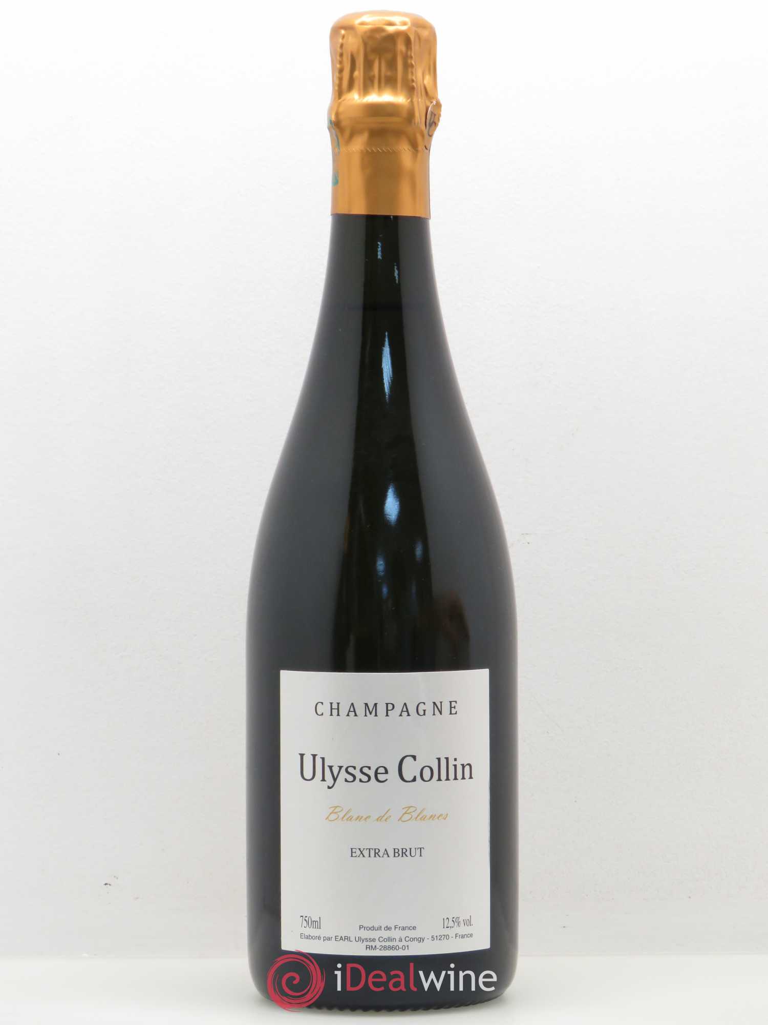 Champagne Extra Brut Blanc de blancs Ulysse Collin (sans prix de réserve) 2007 - Posten von 1 Flasche - 0