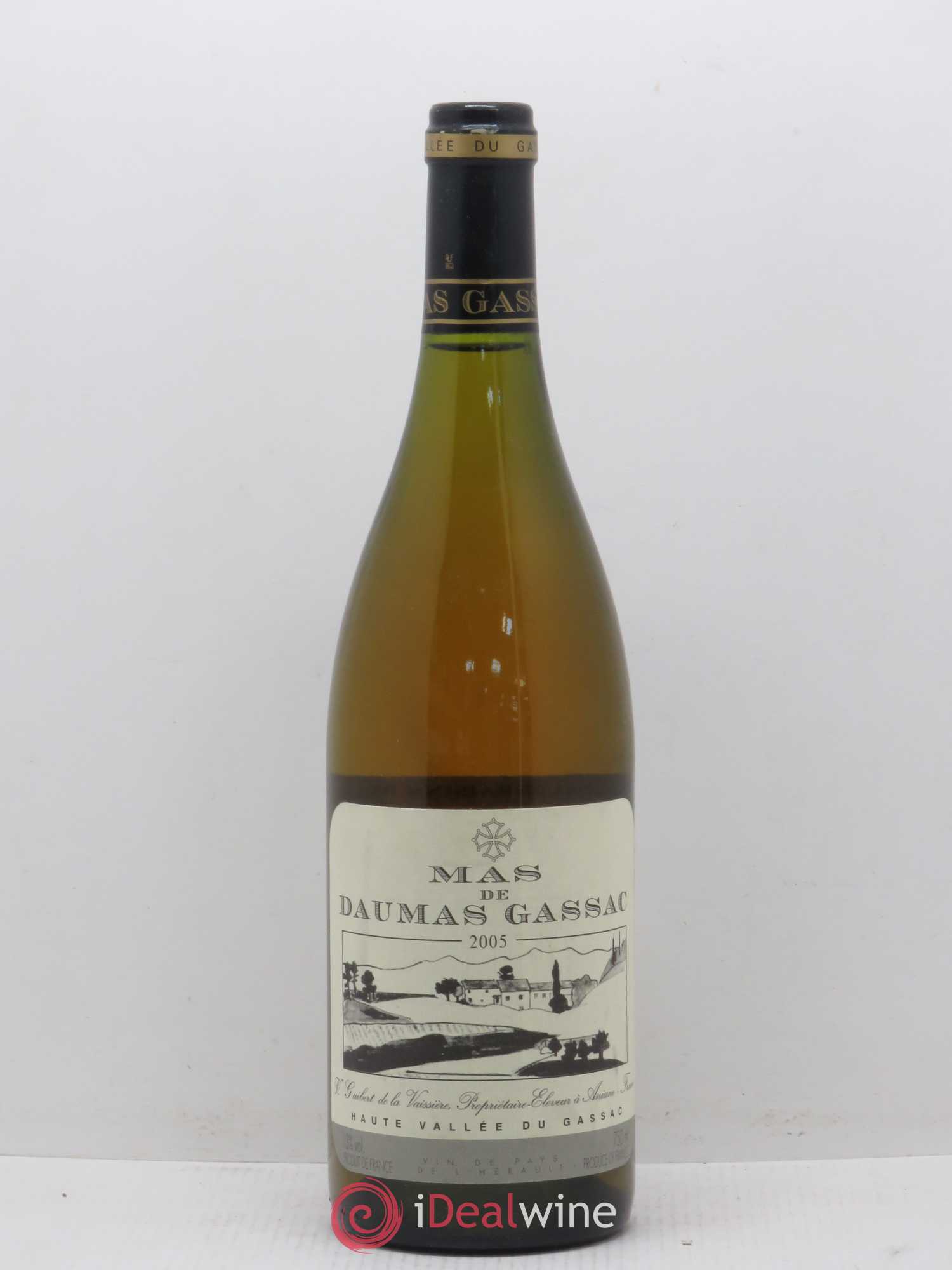 Saint-Guilhem-le-Désert - Cité d'Aniane Mas Daumas Gassac Famille Guibert de La Vaissière (sans prix de réserve) 2005 - Lot de 1 bouteille - 0