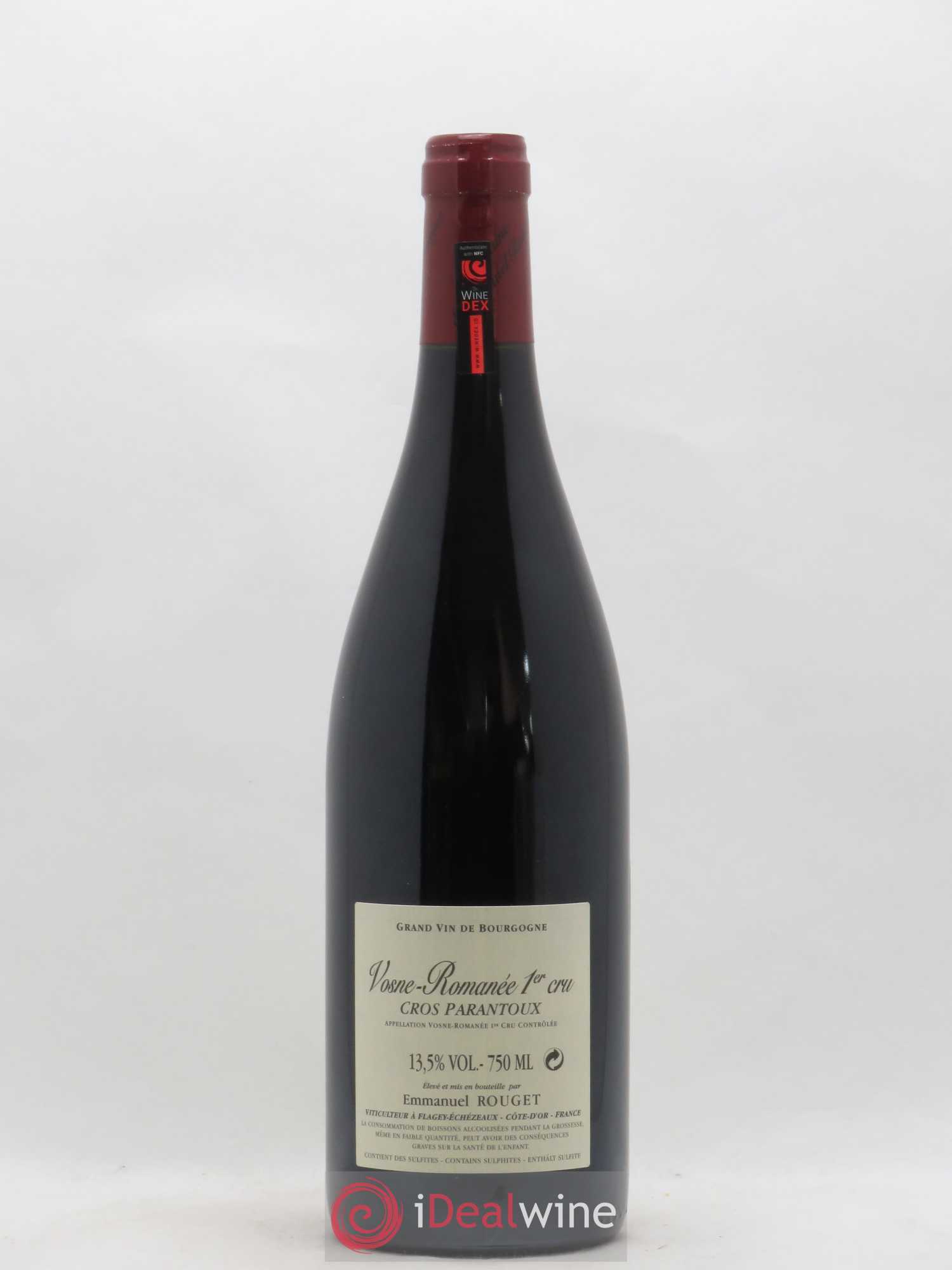 Vosne-Romanée 1er Cru Cros Parantoux Emmanuel Rouget 2014 - Posten von 1 Flasche - 1
